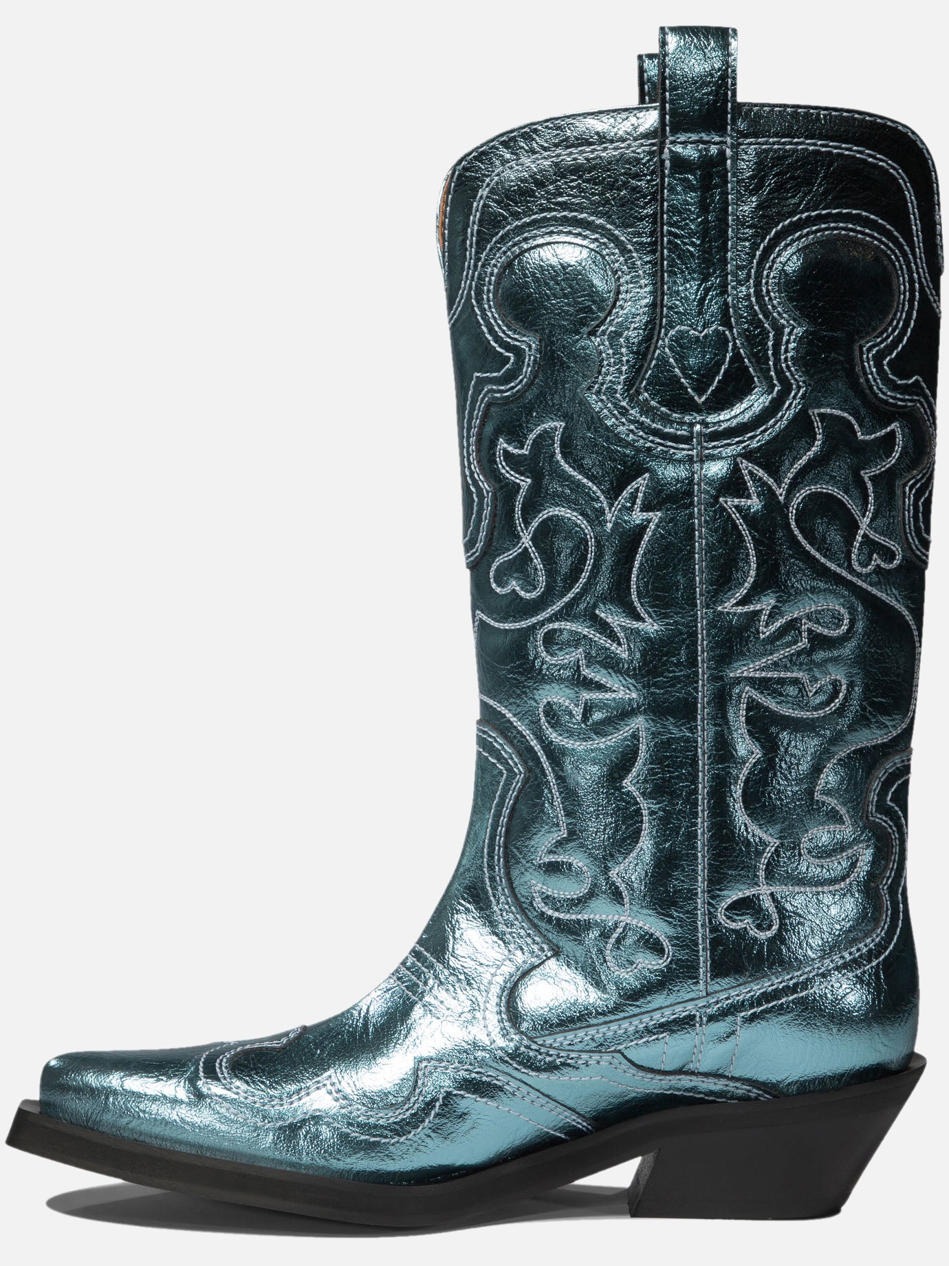 Western-embroidered boots