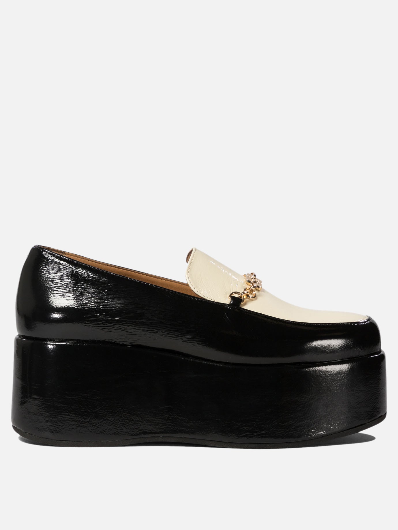 Loafers 100% polyurethane - 100% rubber  Black - Ganni Women | PDP | VIETTI Online Store | thumbnail