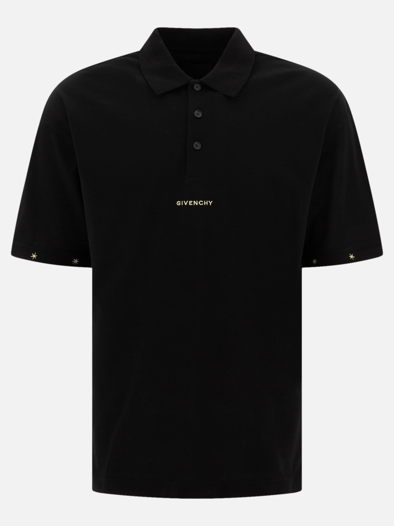 Polo shirt with embroidered logo