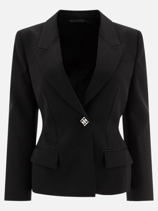 Givenchy Wool blazer with 4G detail Black