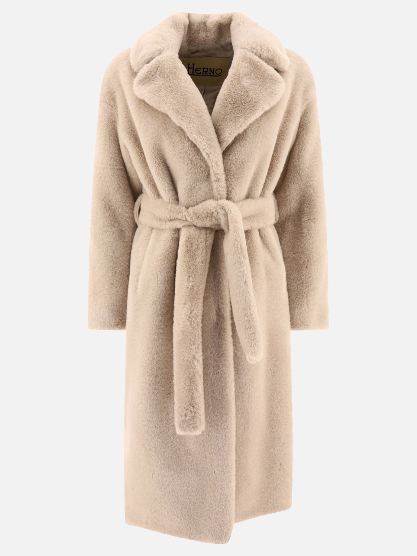 Long coats Solid colour  Beige - Herno Women | PDP | VIETTI Online Store | Zoom-Modal
