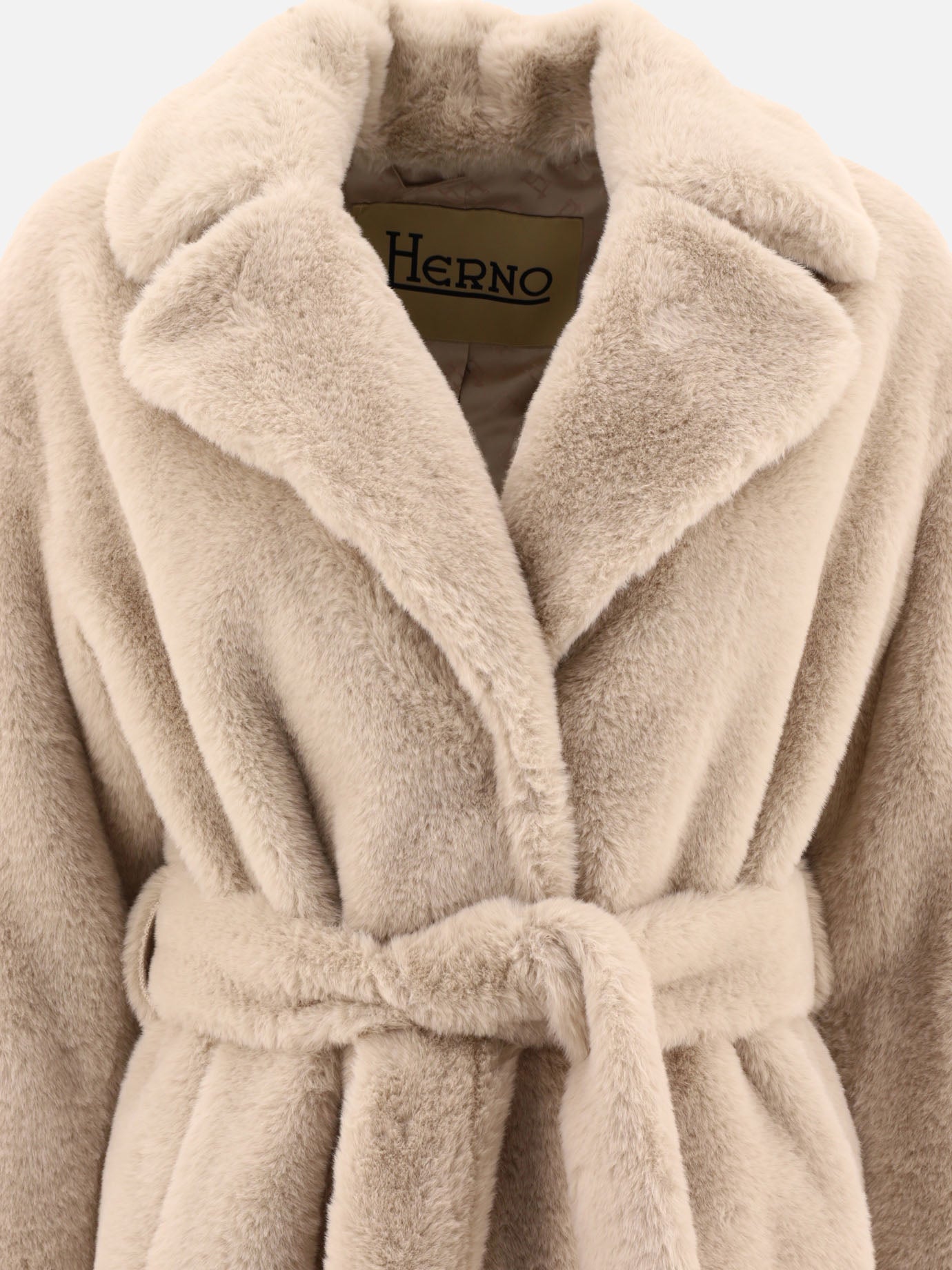 Long coats Solid colour  Beige - Herno Women | PDP | VIETTI Online Store | Zoom-Modal_3
