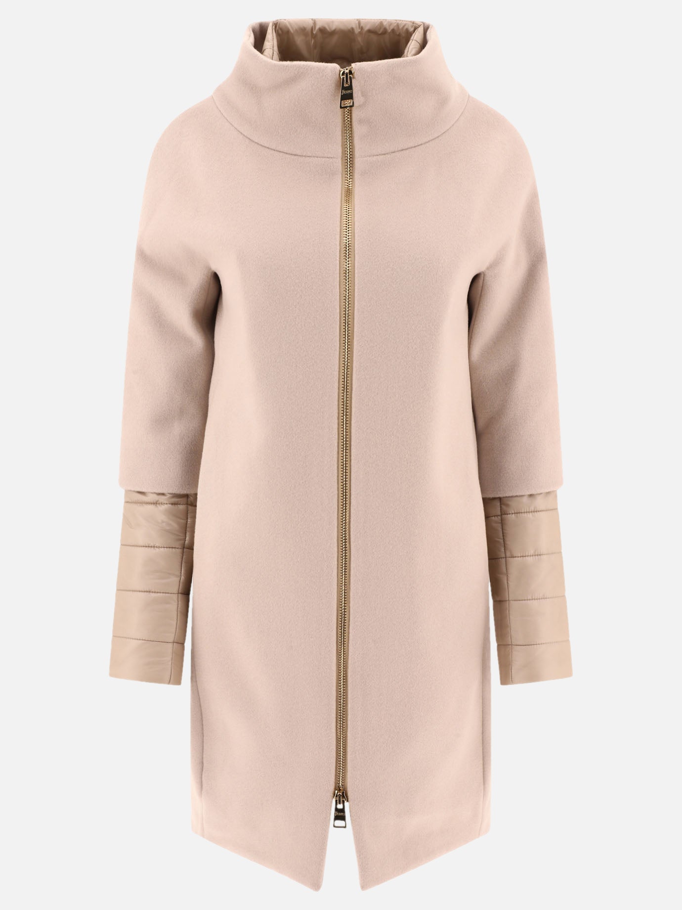 Long coats Solid colour  Beige - Herno Women | PDP | VIETTI Online Store | thumbnail