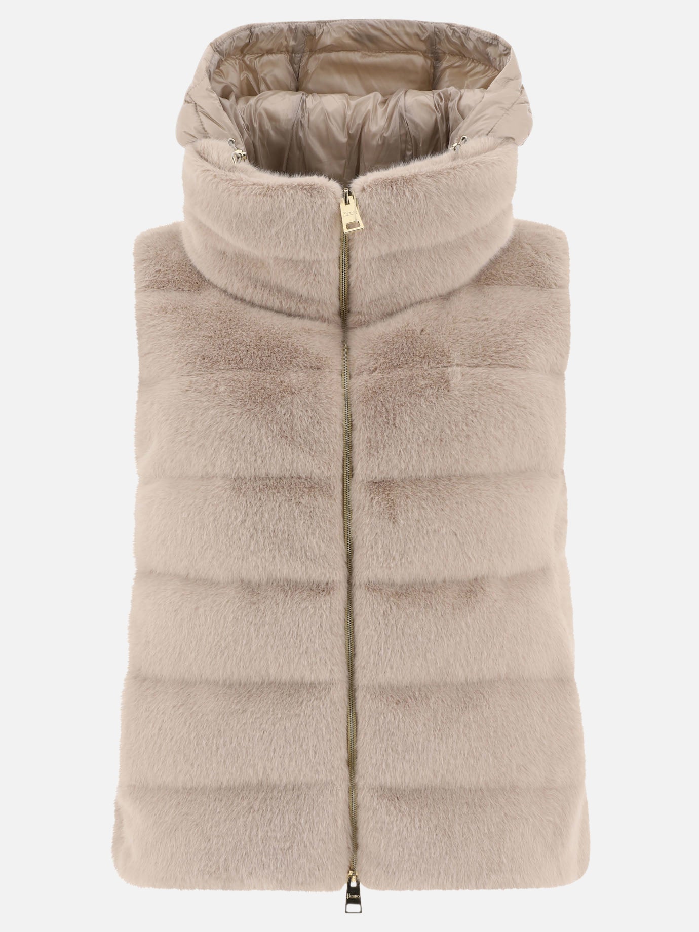 Vest jackets Solid colour  Beige - Herno Women | PDP | VIETTI Online Store | thumbnail