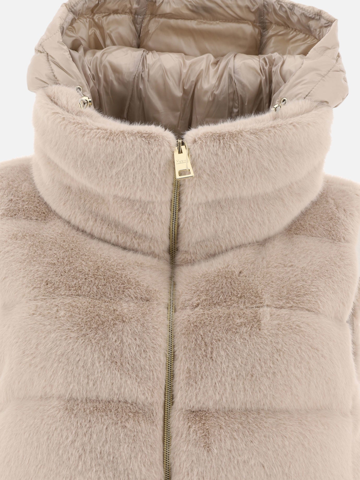 Vest jackets Solid colour  Beige - Herno Women | PDP | VIETTI Online Store | Zoom-Modal_3
