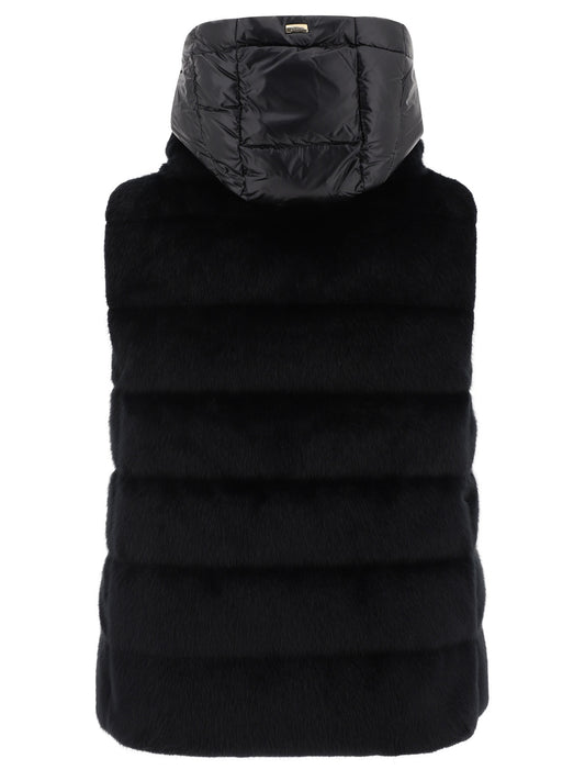 Vest jackets Solid colour  Black - Herno Women | PLP | VIETTI Online Store | 2
