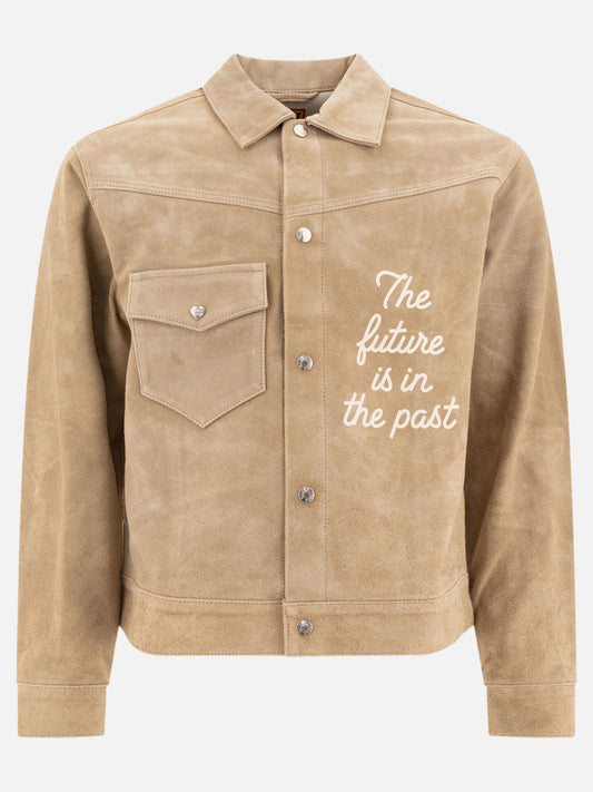 Human Made Suede leather jacket 13552043_L Beige 1