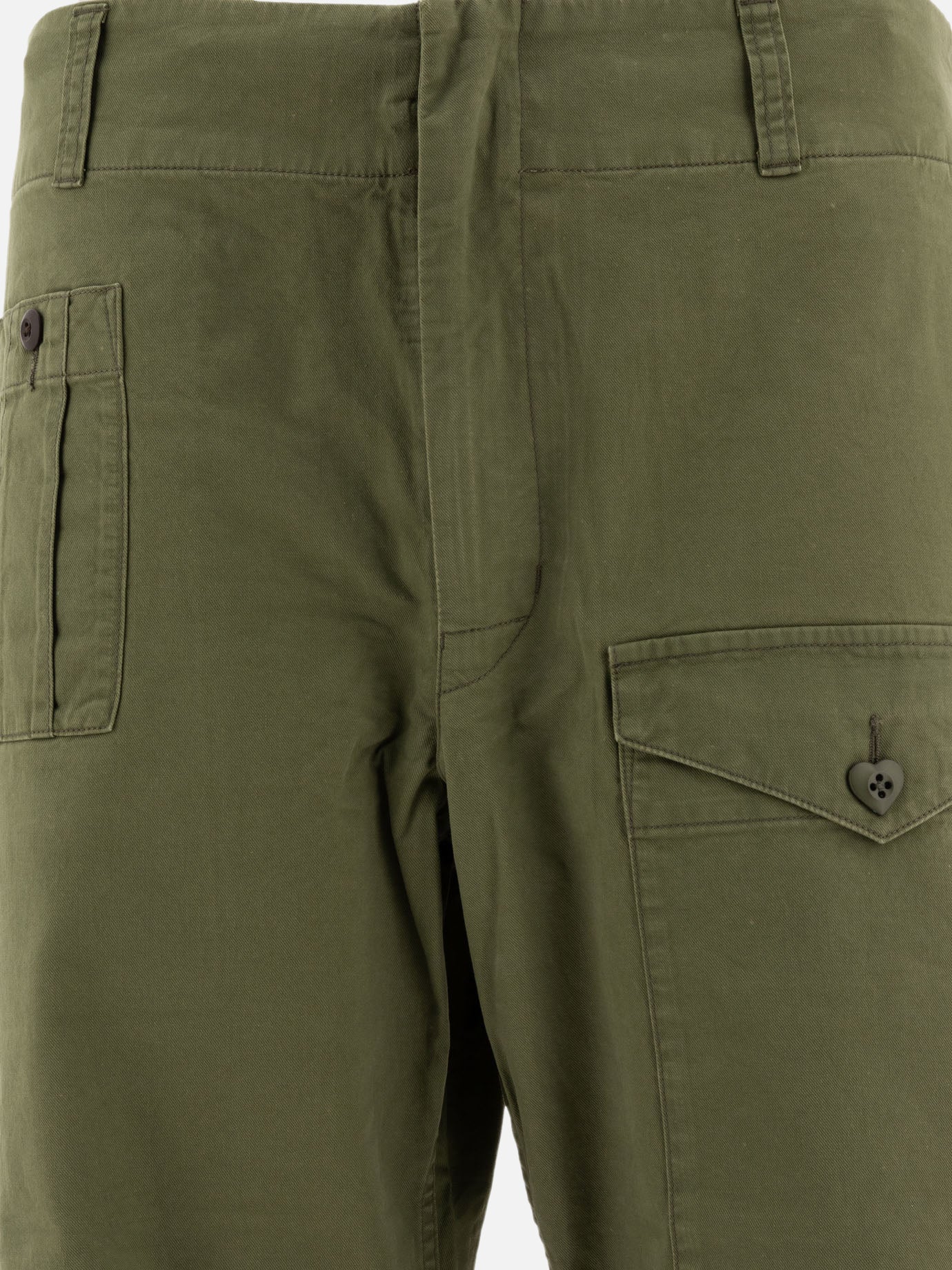 Straight-leg cargo trousers