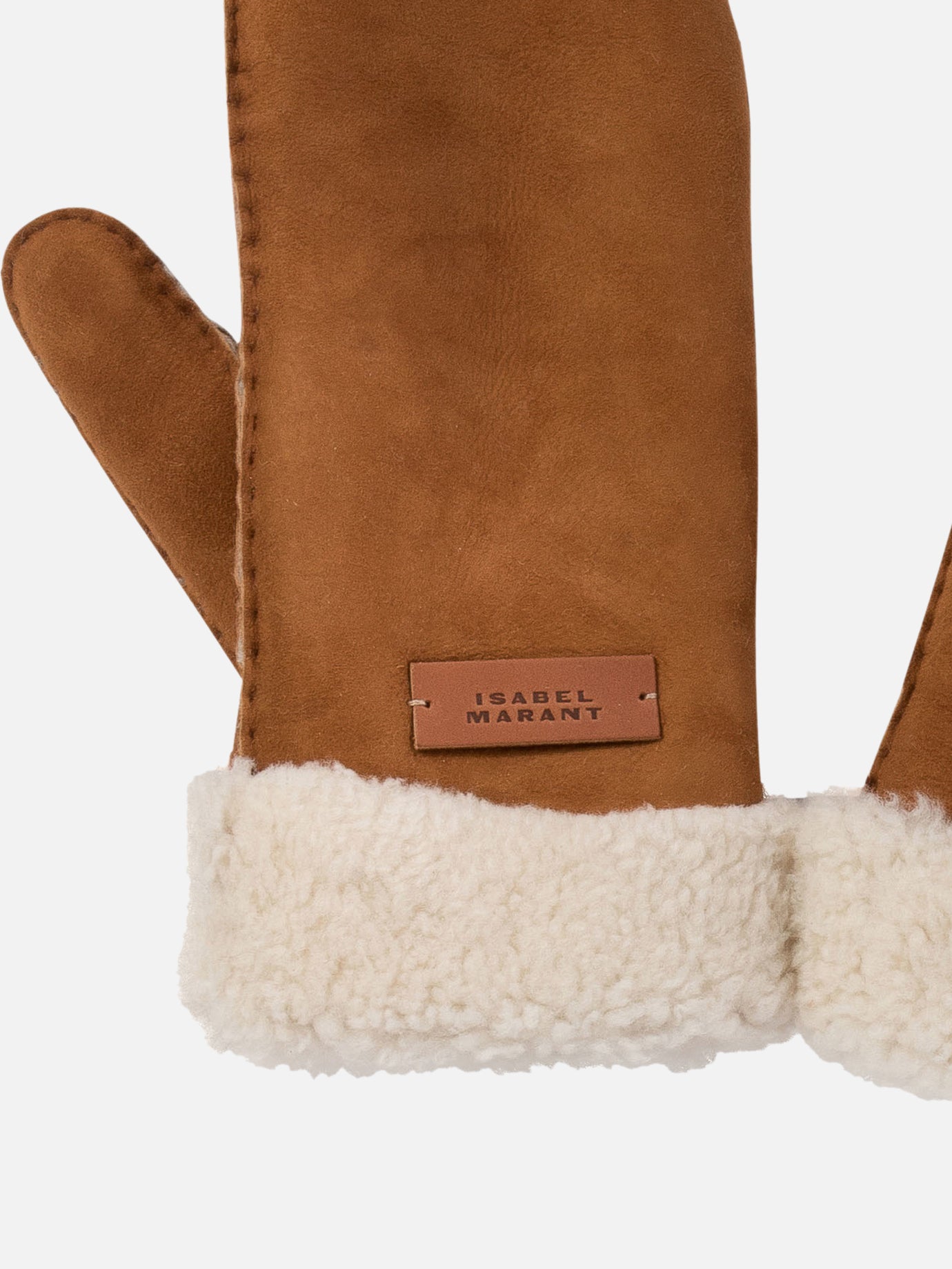 Isabel Marant "Mulfi" gloves Beige