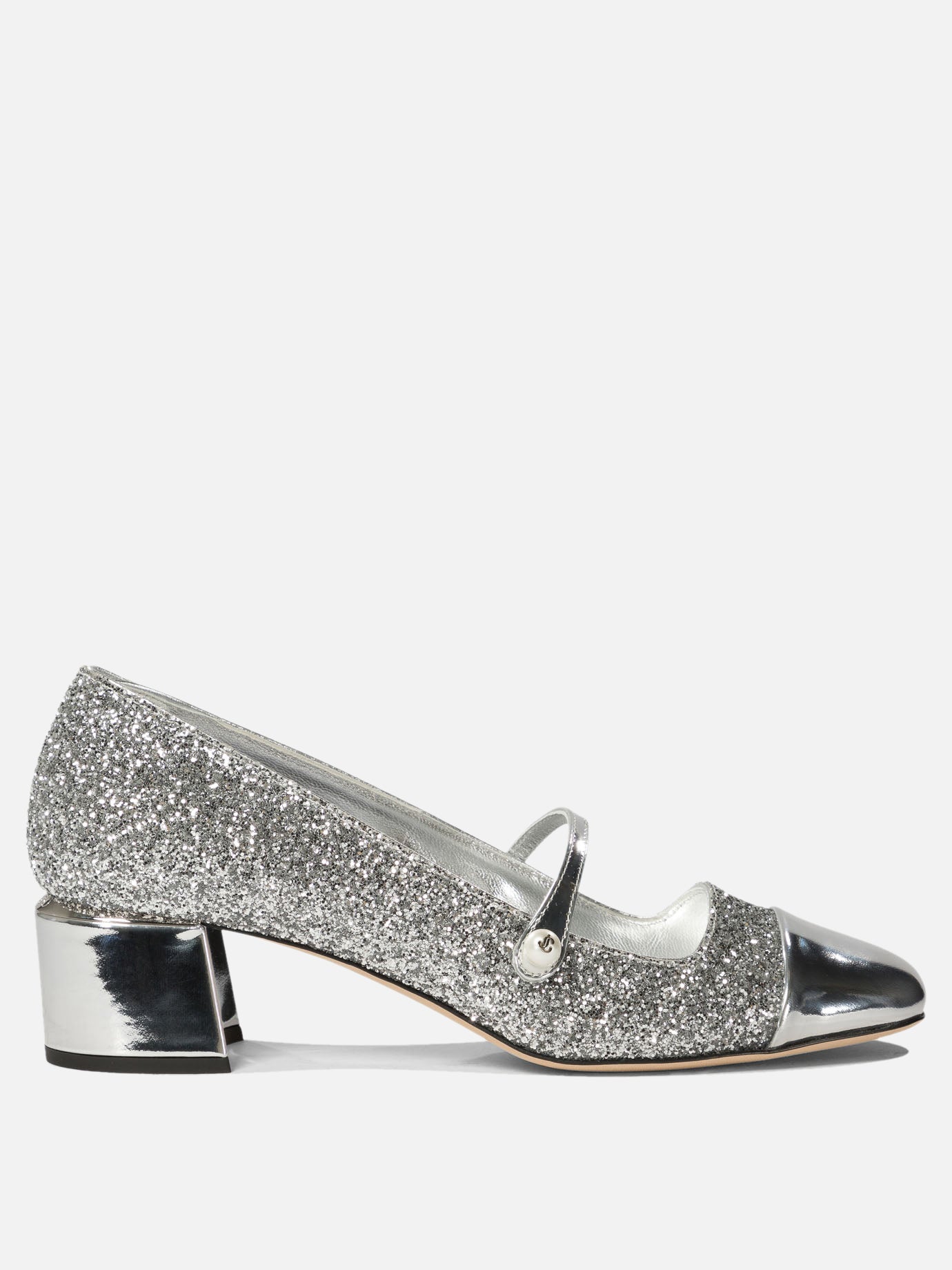 "Elisa 45" glittered pumps