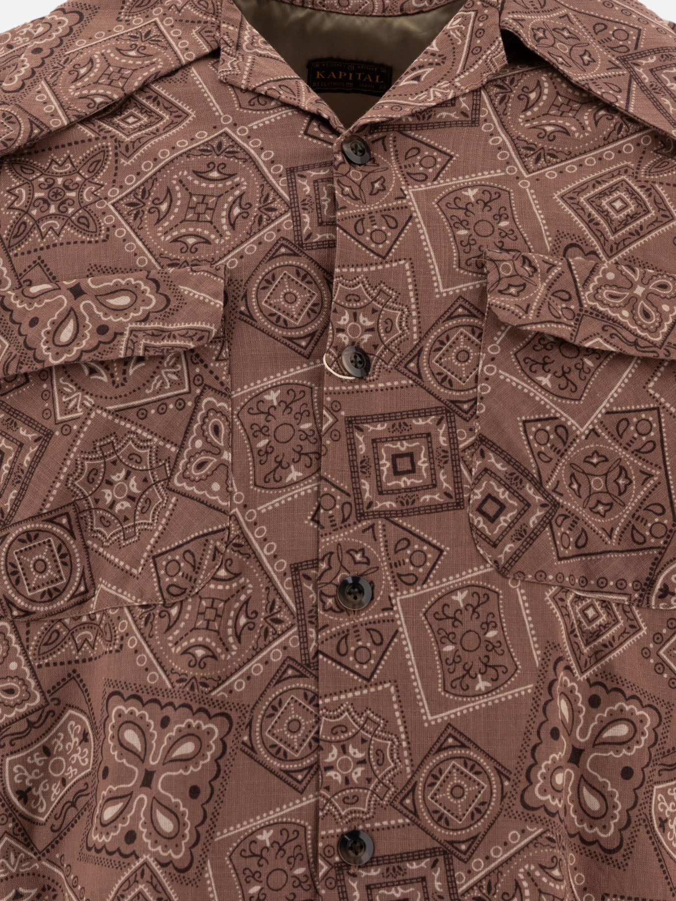 Casual shirts Print  Brown - KAPITAL Men | PDP | VIETTI Online Store | Zoom-Modal_3
