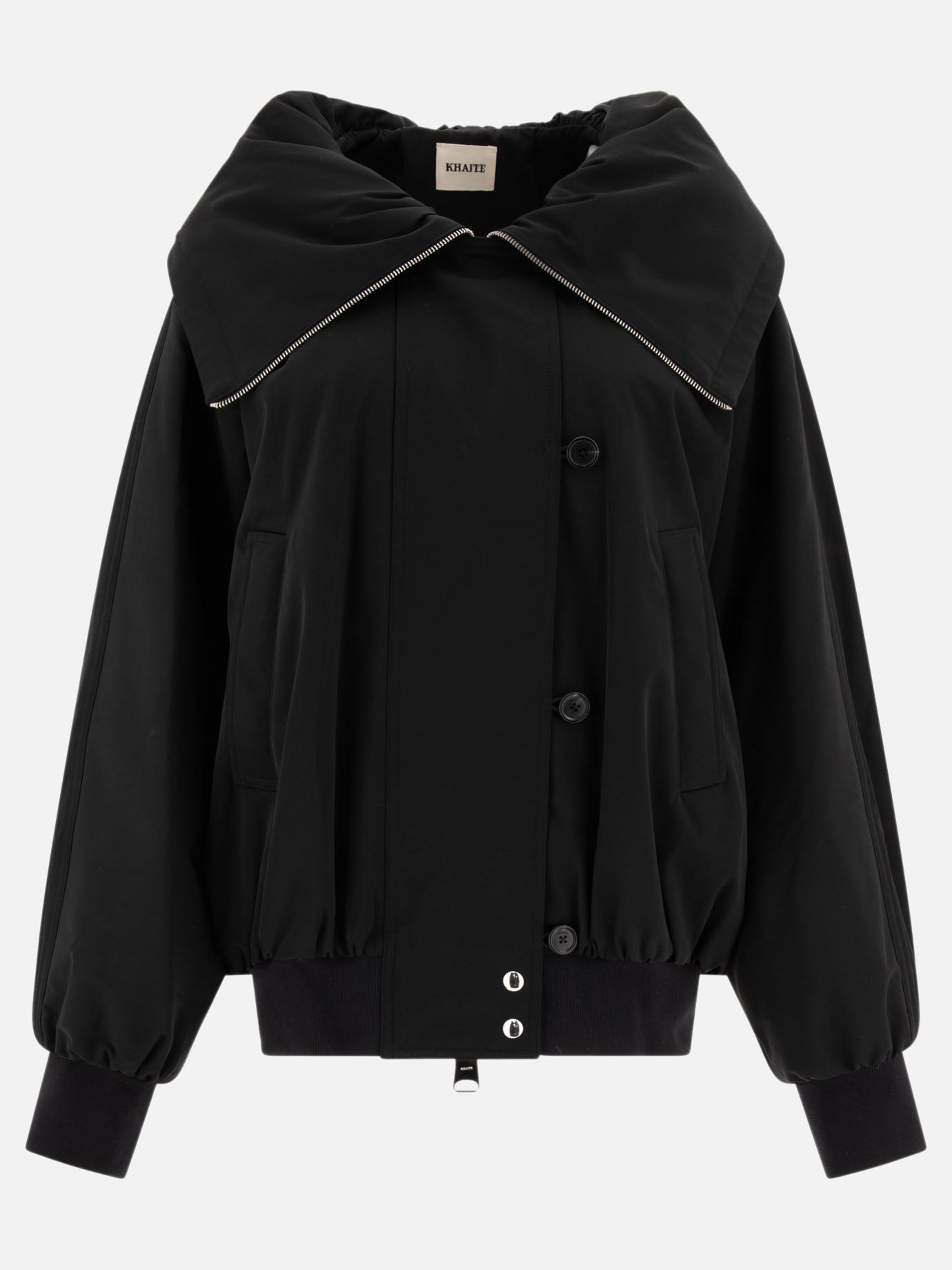 Bomber jackets Solid colour  Black - Khaite Women | PDP | VIETTI Online Store | Zoom-Modal
