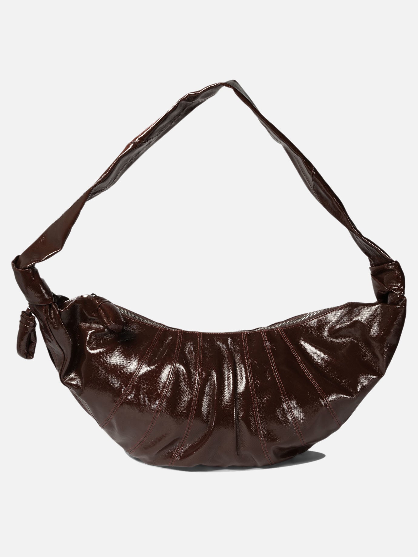 Lemaire "Large Croissant" shoulder bag Bordeaux