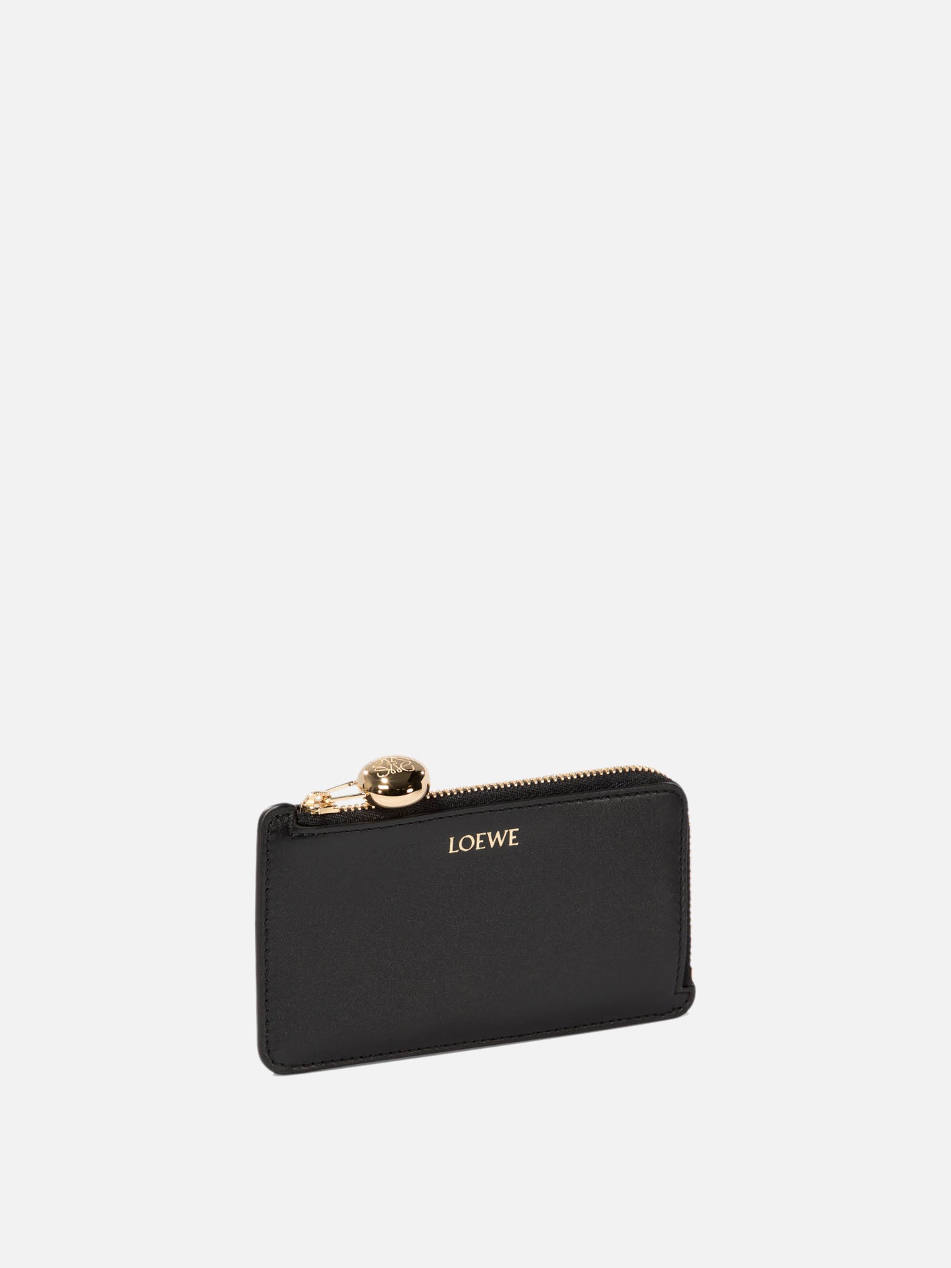 Loewe Card holder with coin purse Black