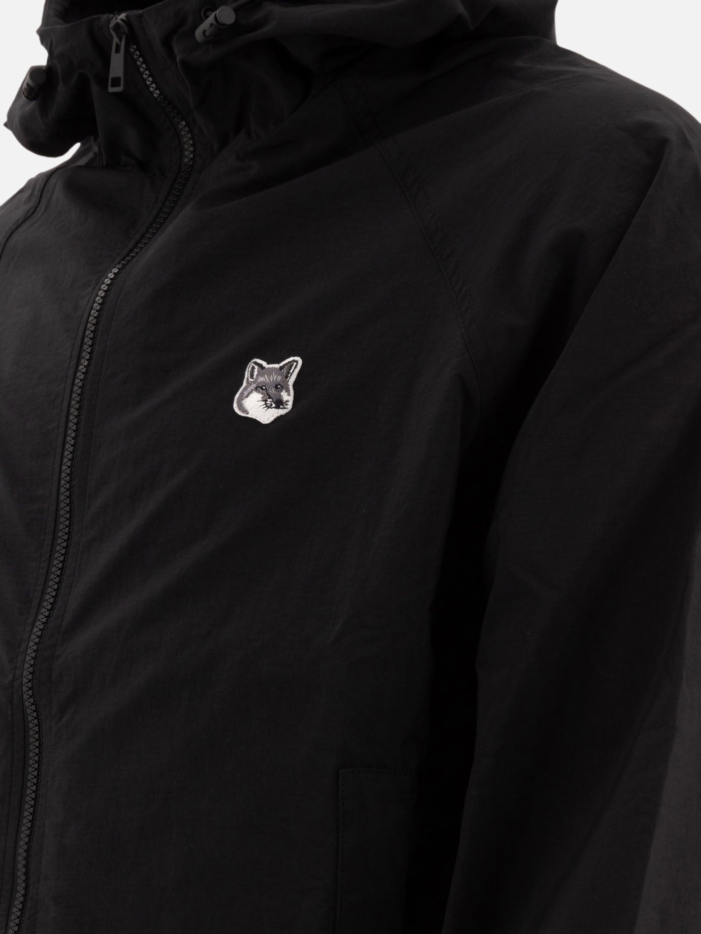 Windbreakers Solid colour  Black - Maison Kitsuné Men | PDP | VIETTI Online Store | Zoom-Modal_4
