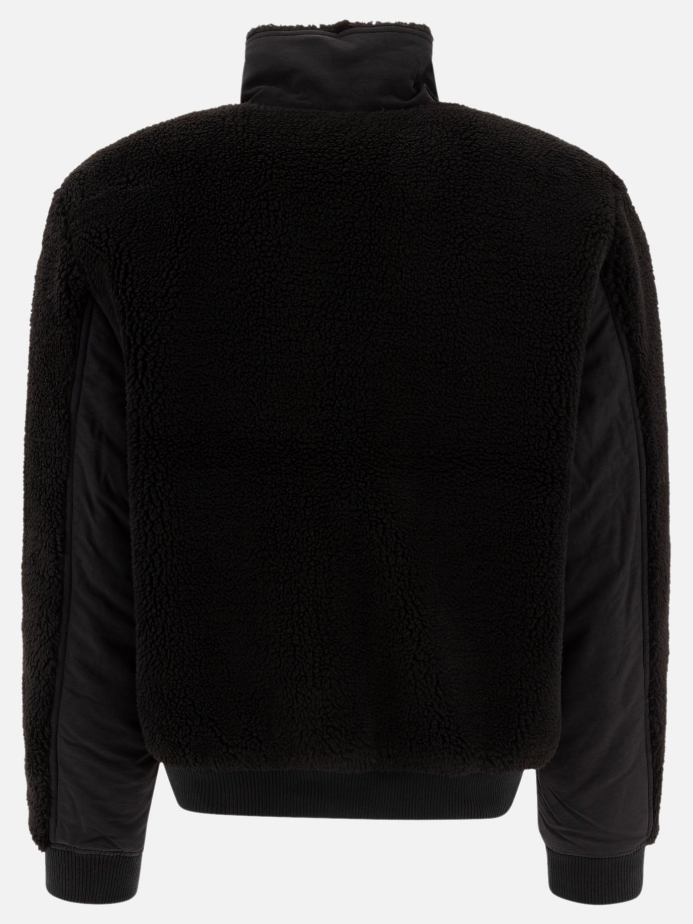 Maison Kitsuné "Flash Fox" fleece jacket Black