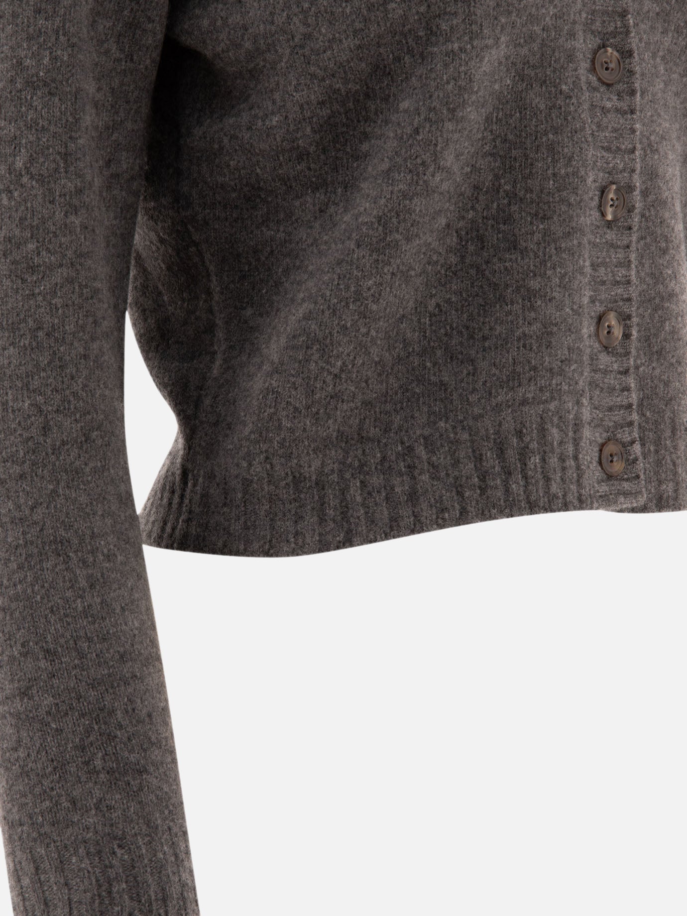 Maison Margiela Lambswool cardigan Grey