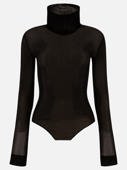 High-neck bodysuit