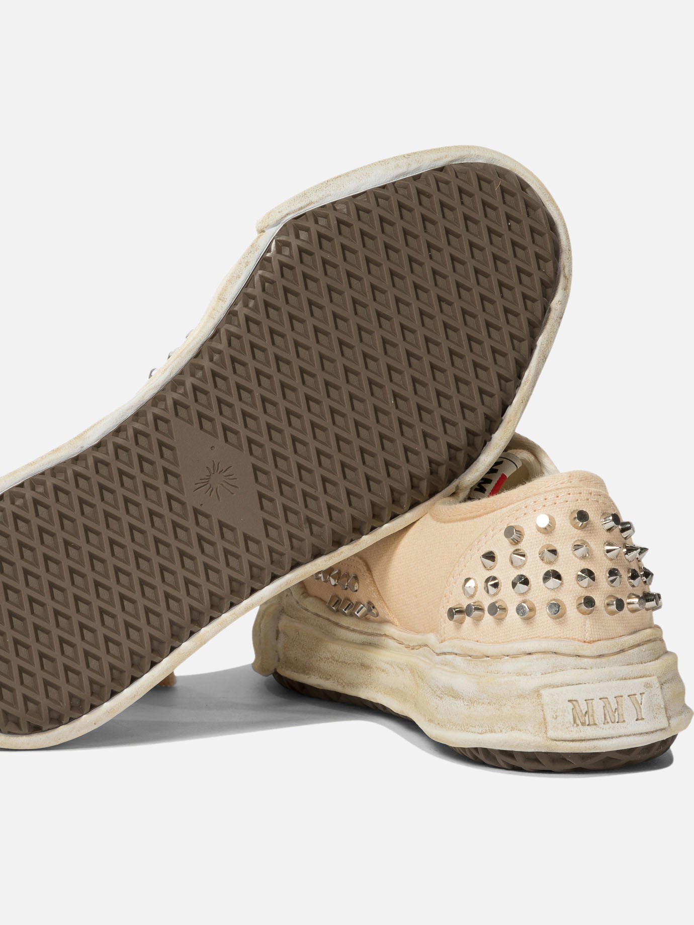 Maison Mihara Yasuhiro "Baker" studded sneakers Beige