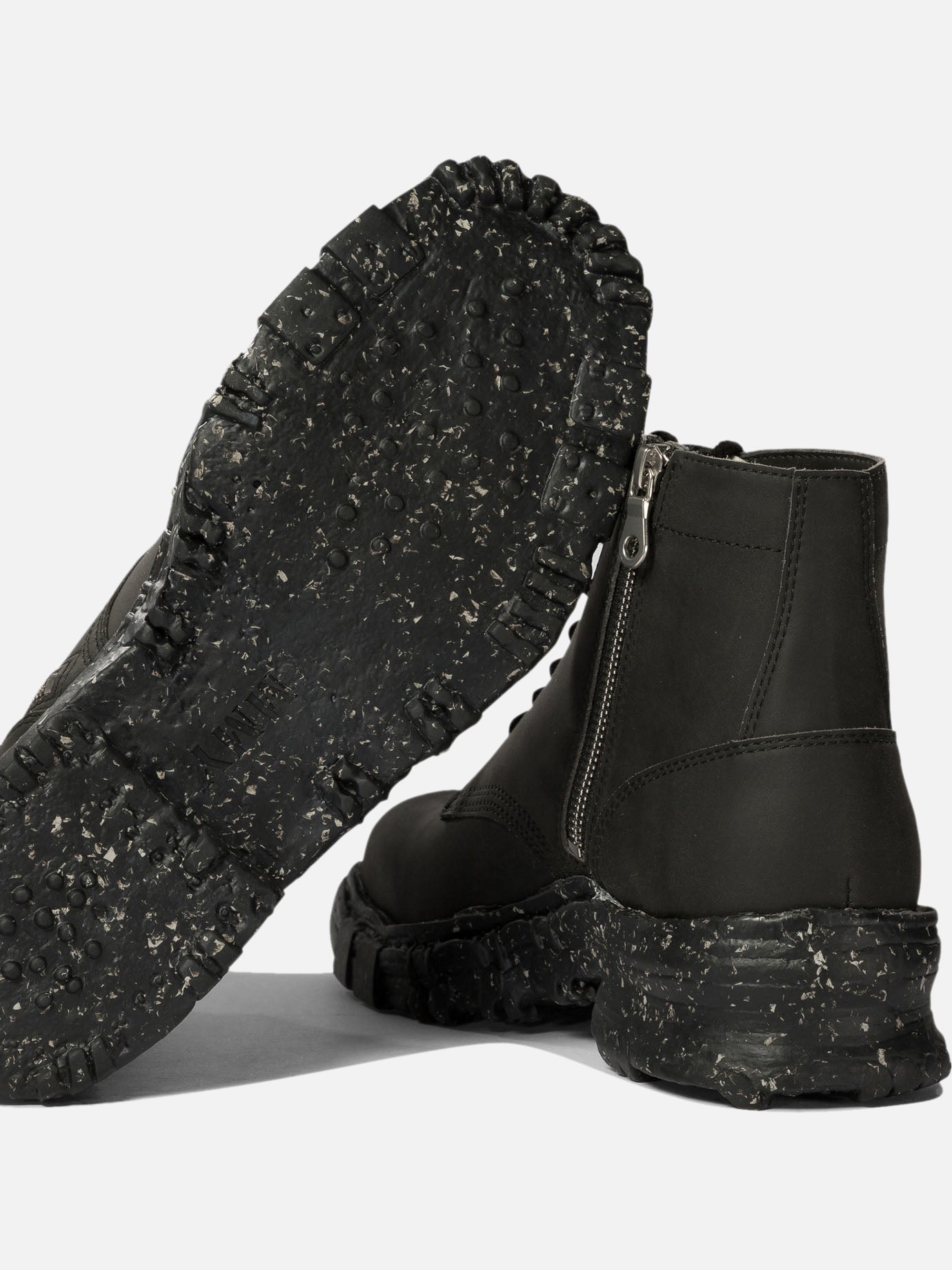 Maison Mihara Yasuhiro Vintage-like combat boots Black