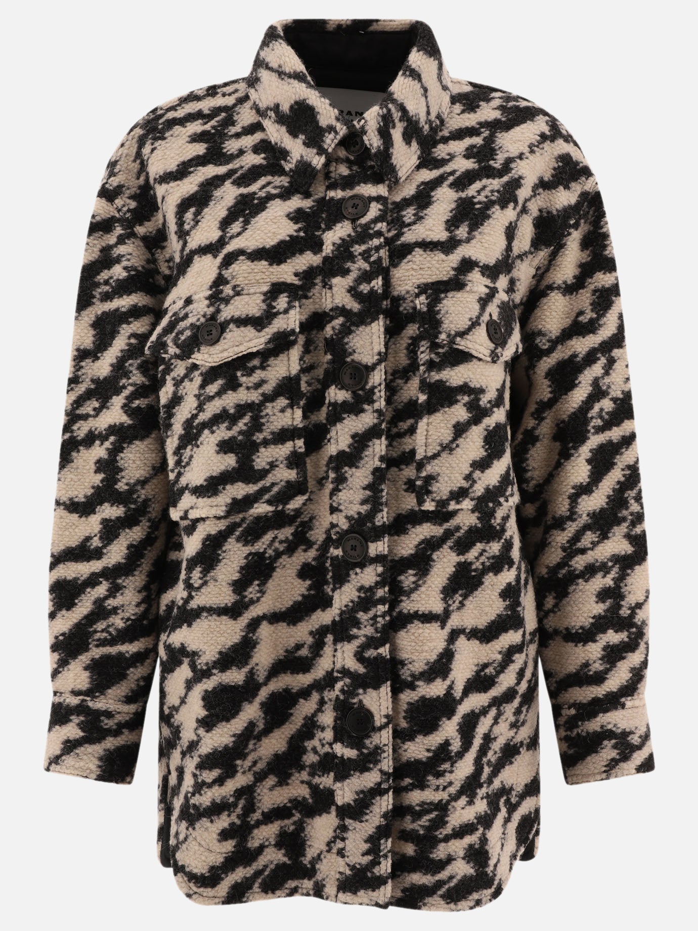 Overshirt jackets Print  Beige - Marant Étoile Women | PDP | VIETTI Online Store | thumbnail