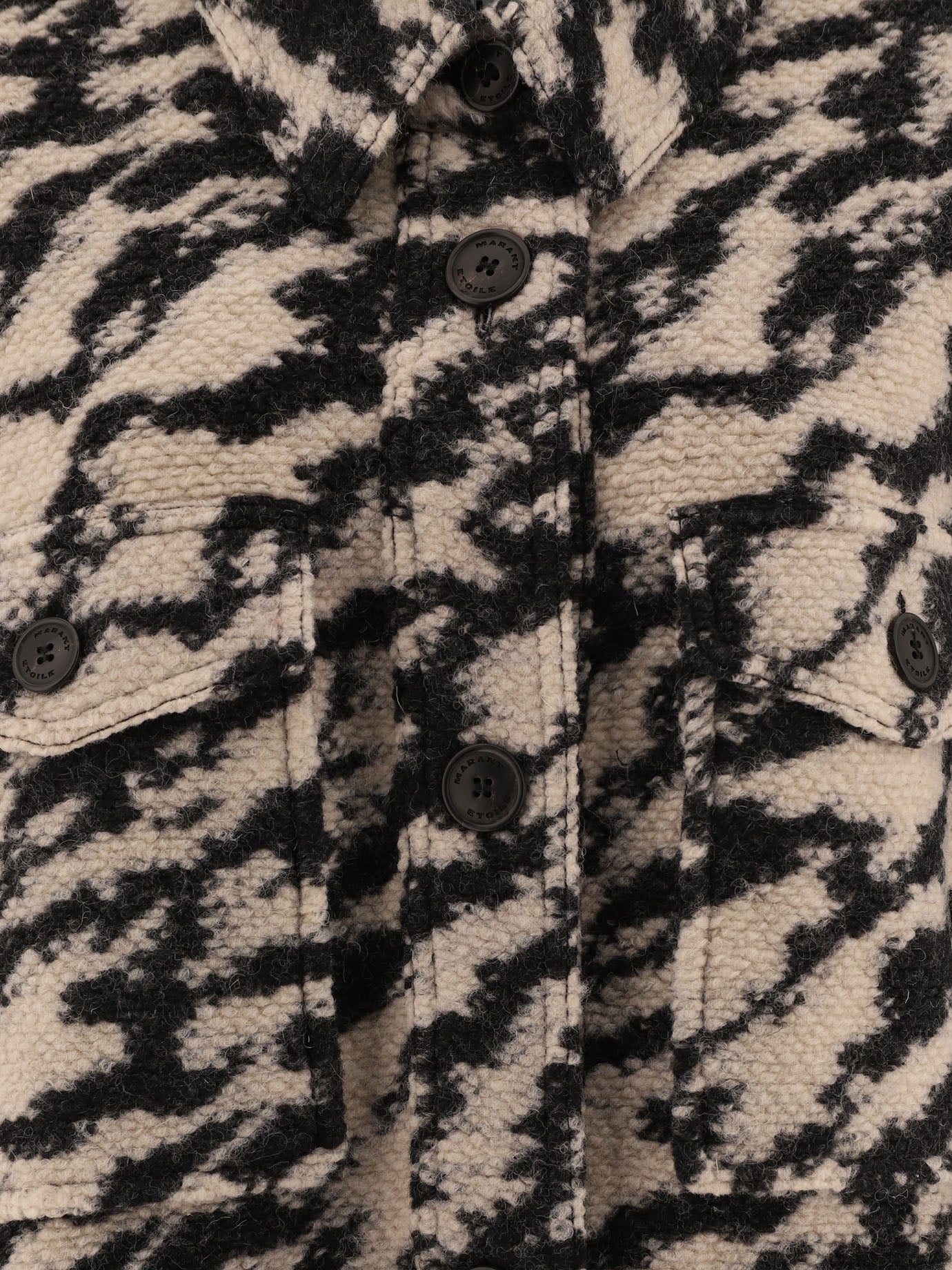 Overshirt jackets Print  Beige - Marant Étoile Women | PDP | VIETTI Online Store | thumbnail_3