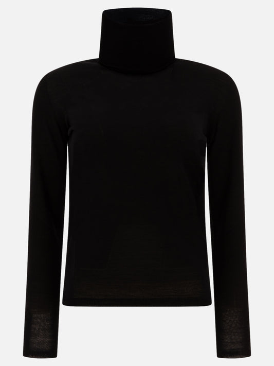 Max Mara Wool turtleneck sweater Black