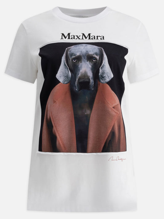 Max Mara Printed jersey t-shirt White