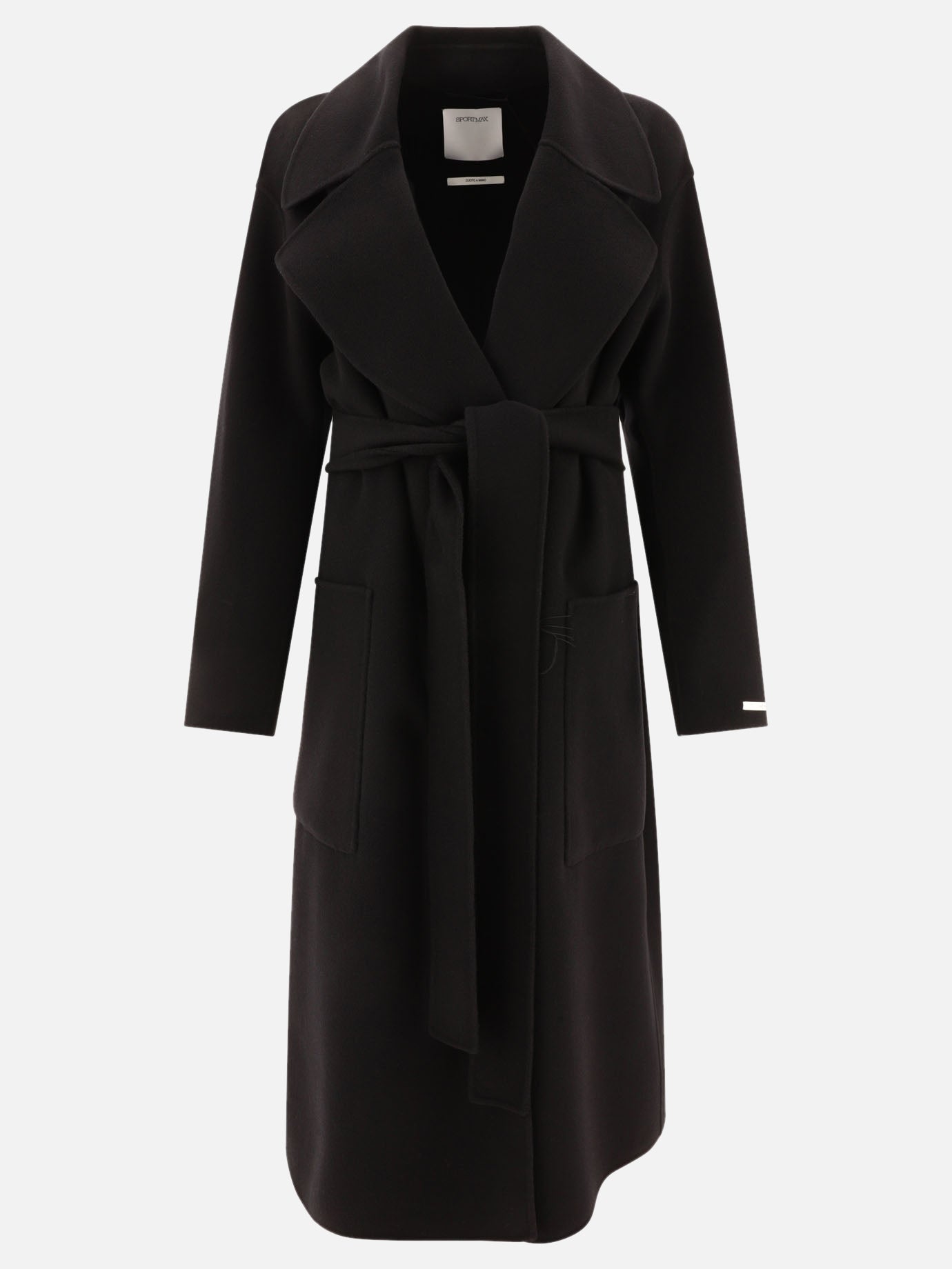 "Veleno" belted coat