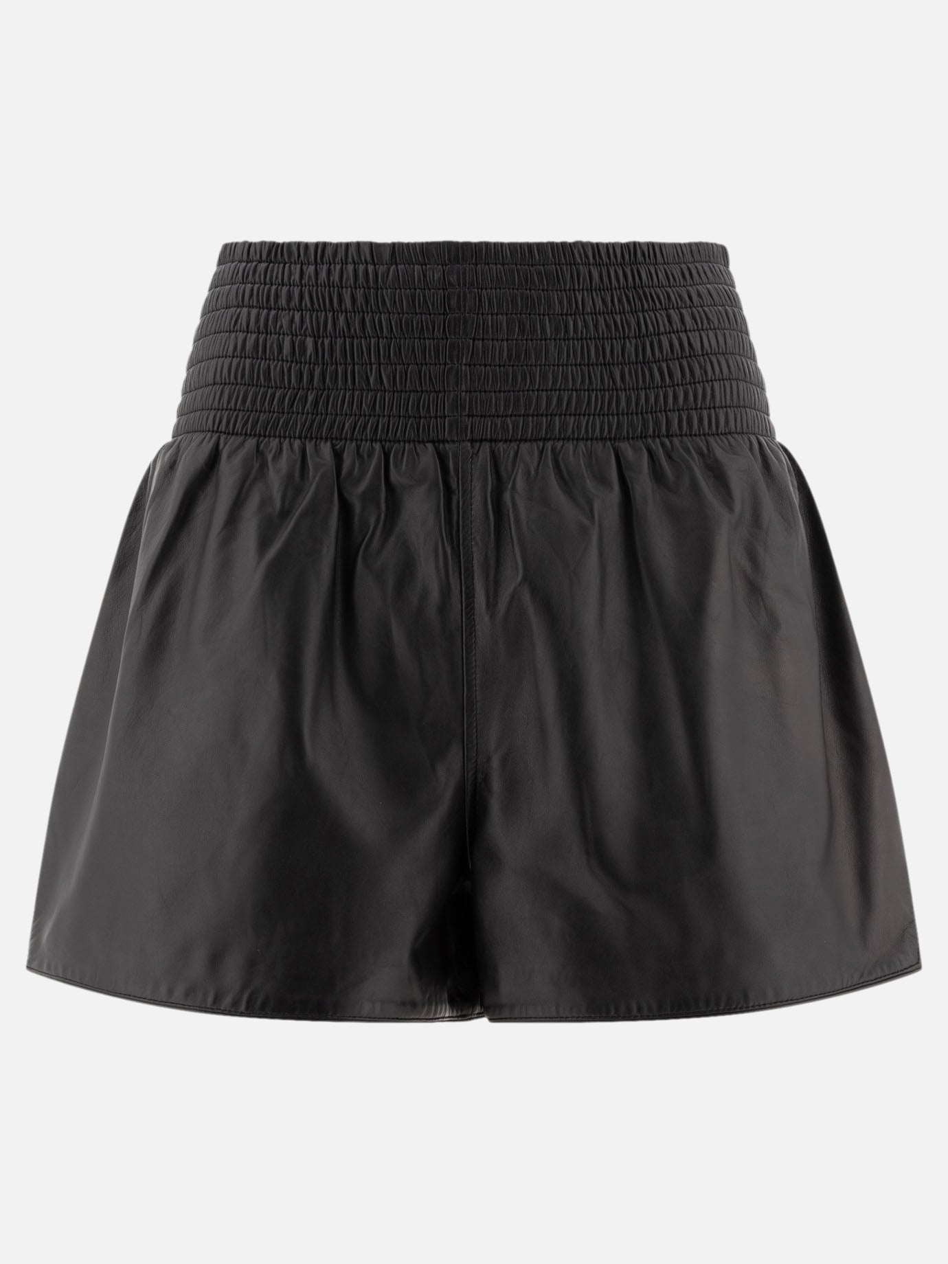 Max Mara Sportmax Nappa shorts Black