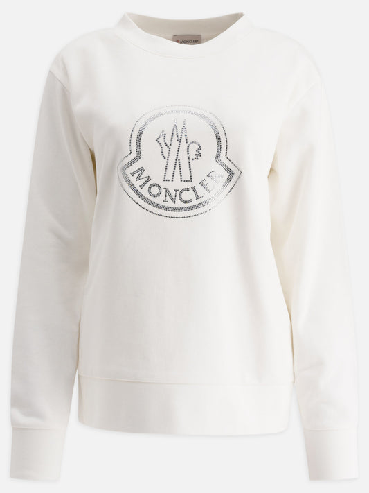 Logo sweatshirt with crystals