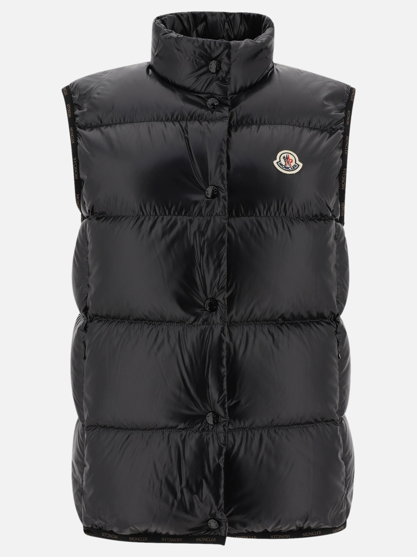 Vest jackets Solid colour  Black - Moncler Women | PDP | VIETTI Online Store | thumbnail