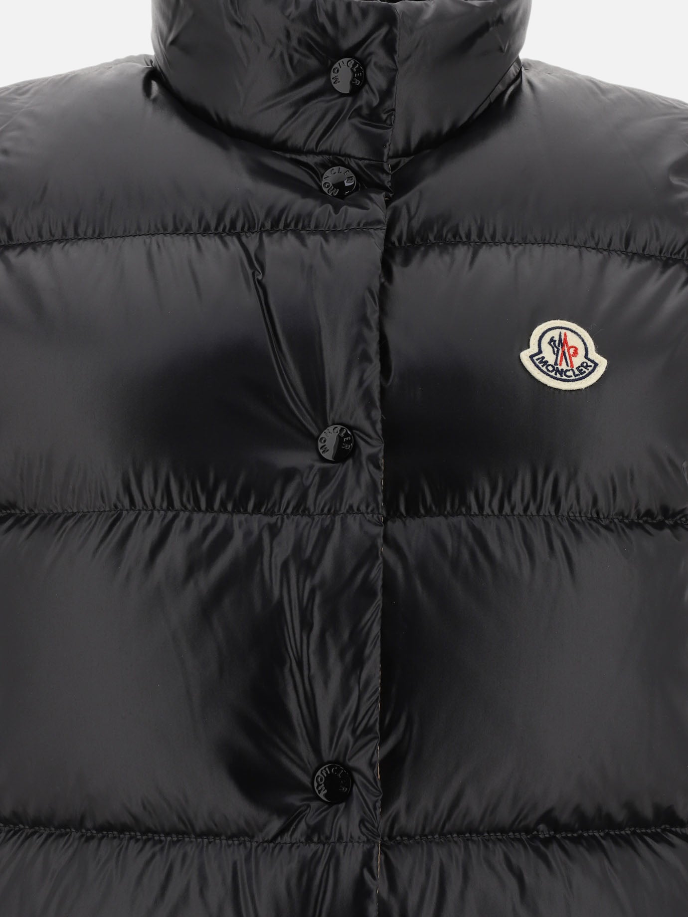 Vest jackets Solid colour  Black - Moncler Women | PDP | VIETTI Online Store | thumbnail_3