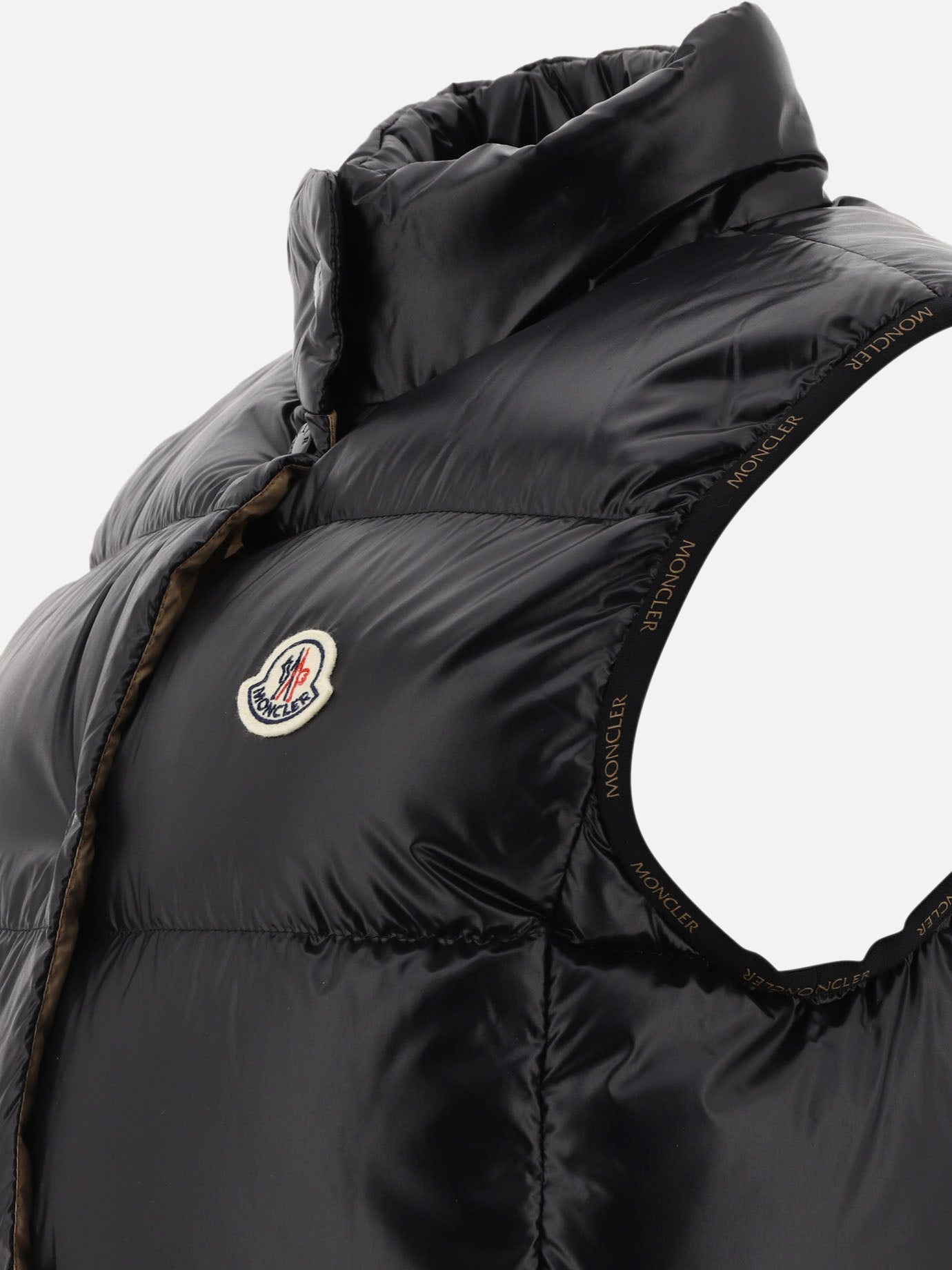 Vest jackets Solid colour  Black - Moncler Women | PDP | VIETTI Online Store | thumbnail_4