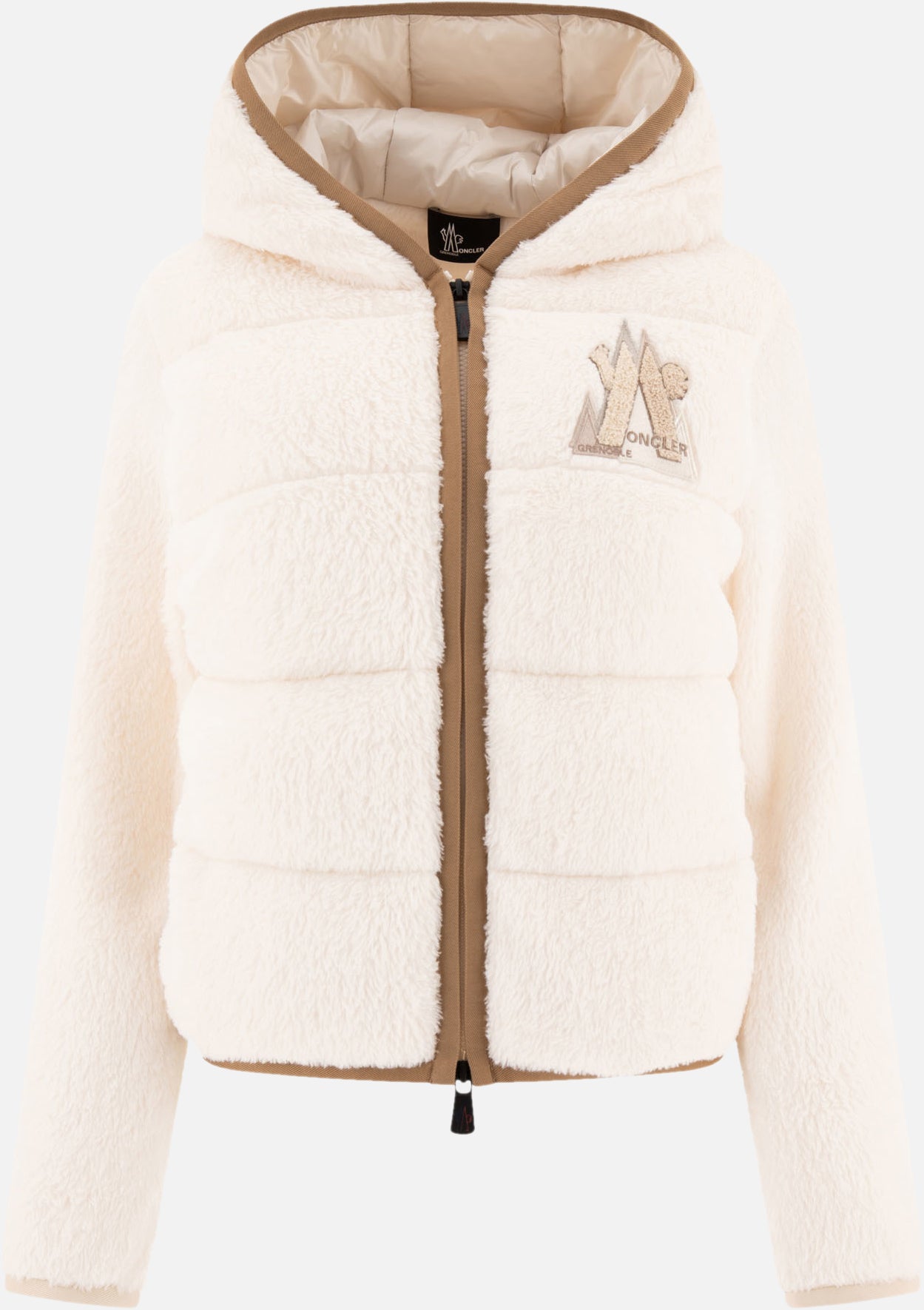 Technical jackets Solid colour  Beige - Moncler Grenoble Women | PDP | VIETTI Online Store | thumbnail