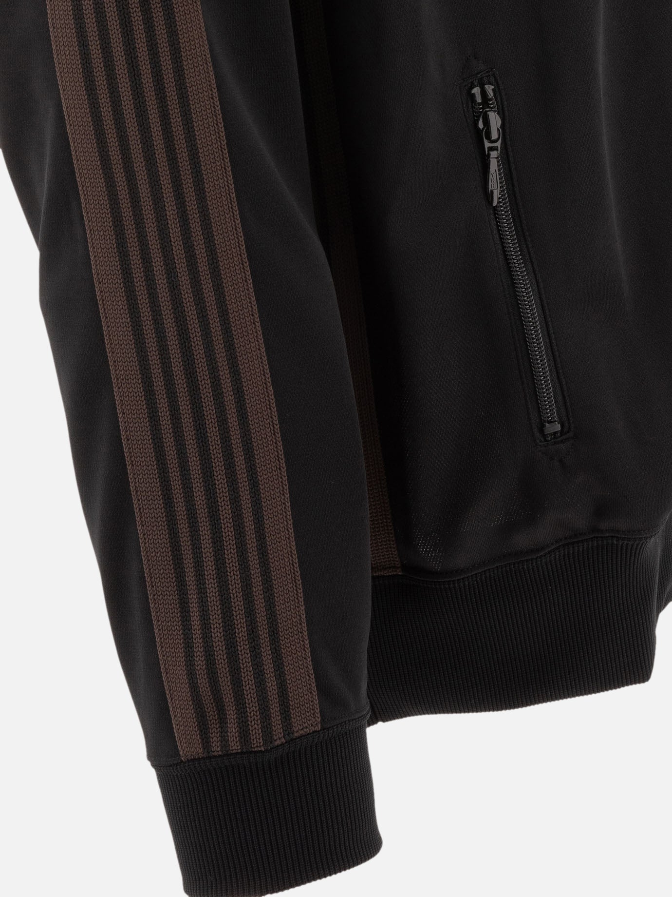 Needles Track sweatshirt with side bands Black