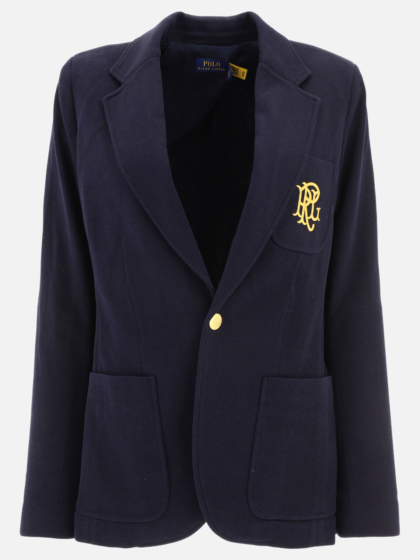 Double-knit jacquard blazer