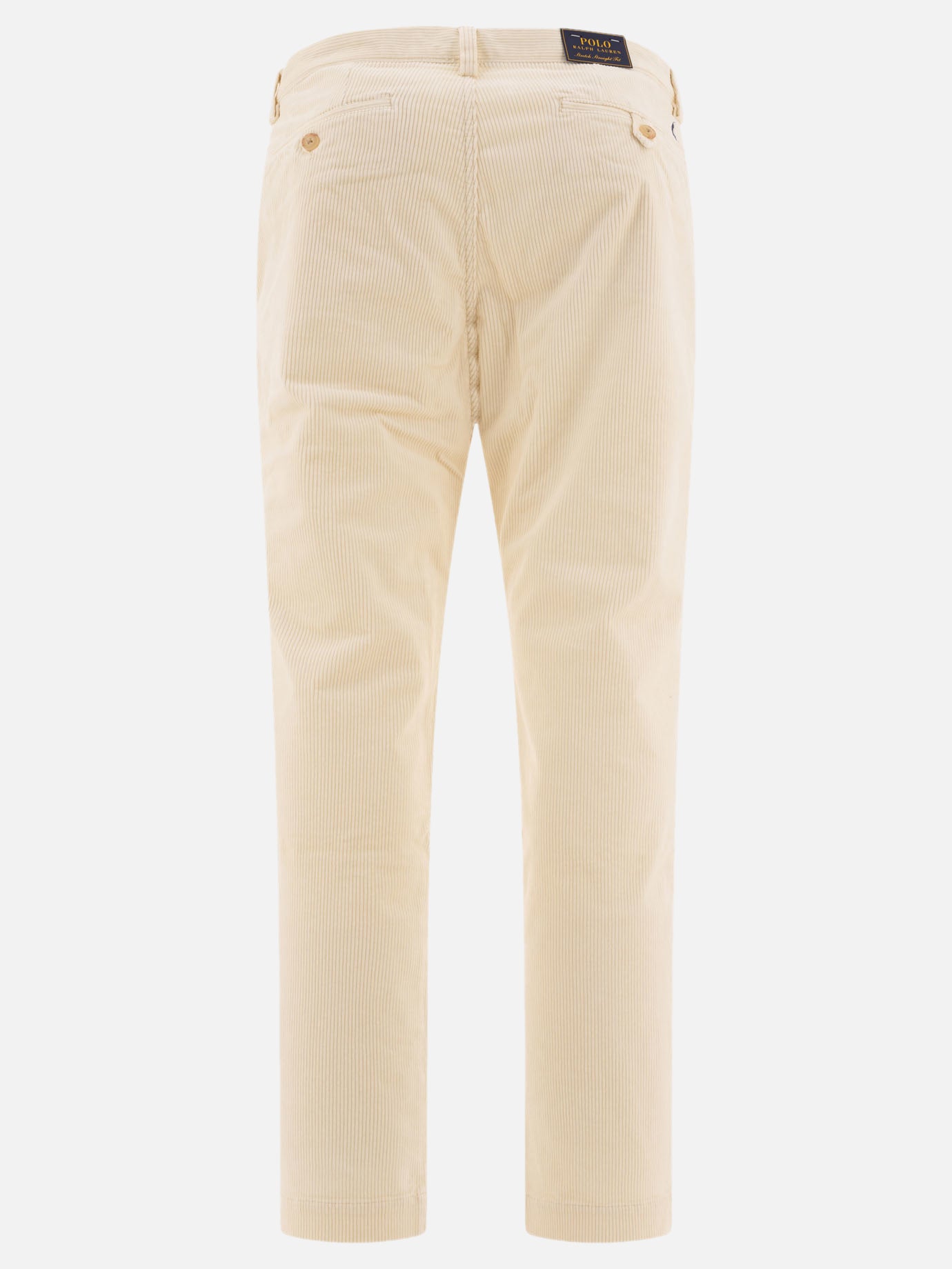 Straight-leg corduroy trousers