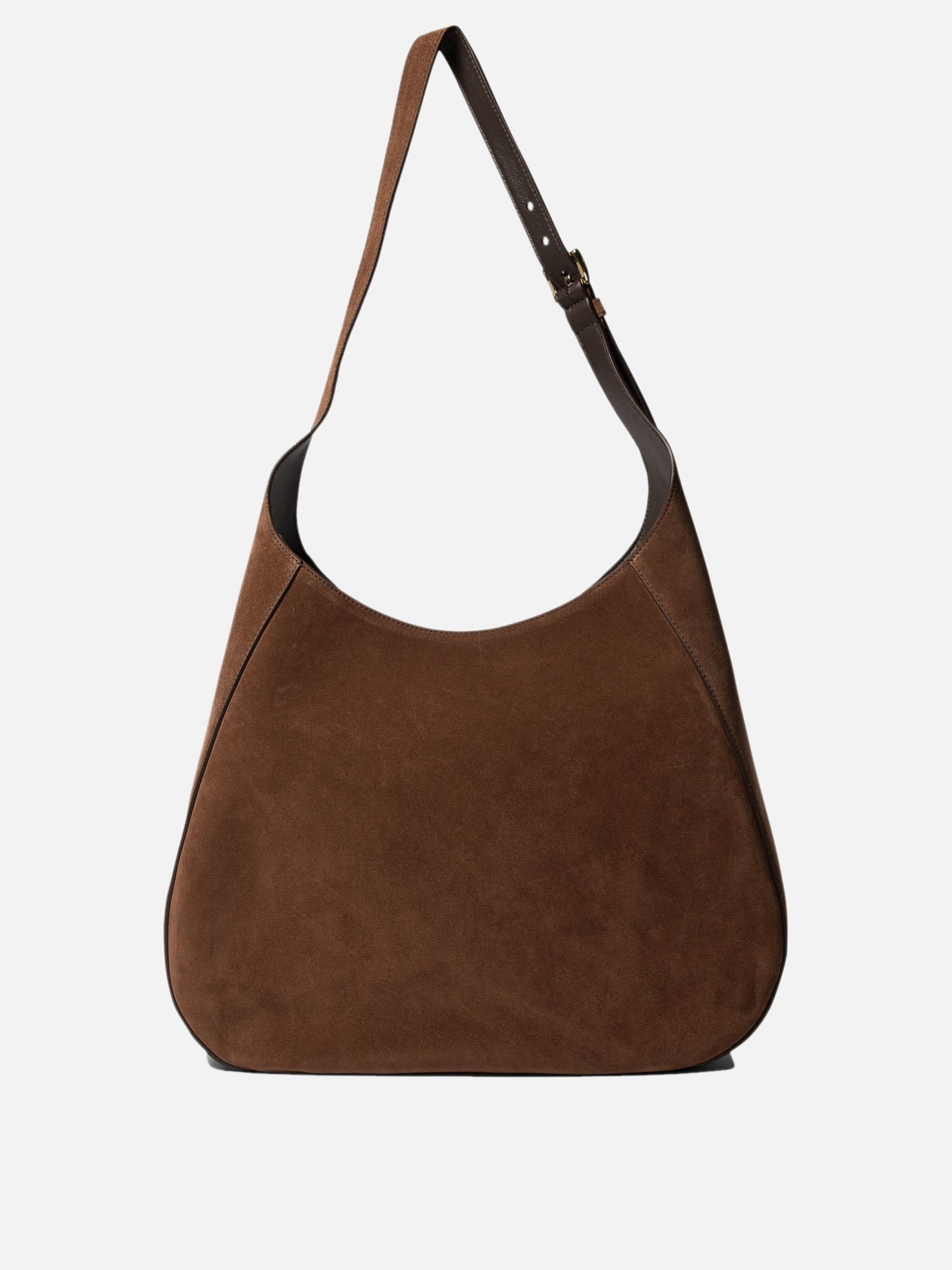 Prada Hobo bag in suede leather Brown