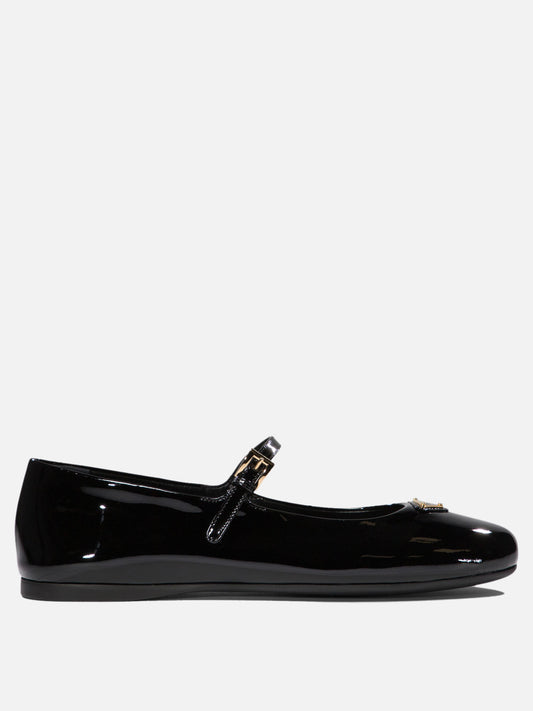 Patent leather ballet flats