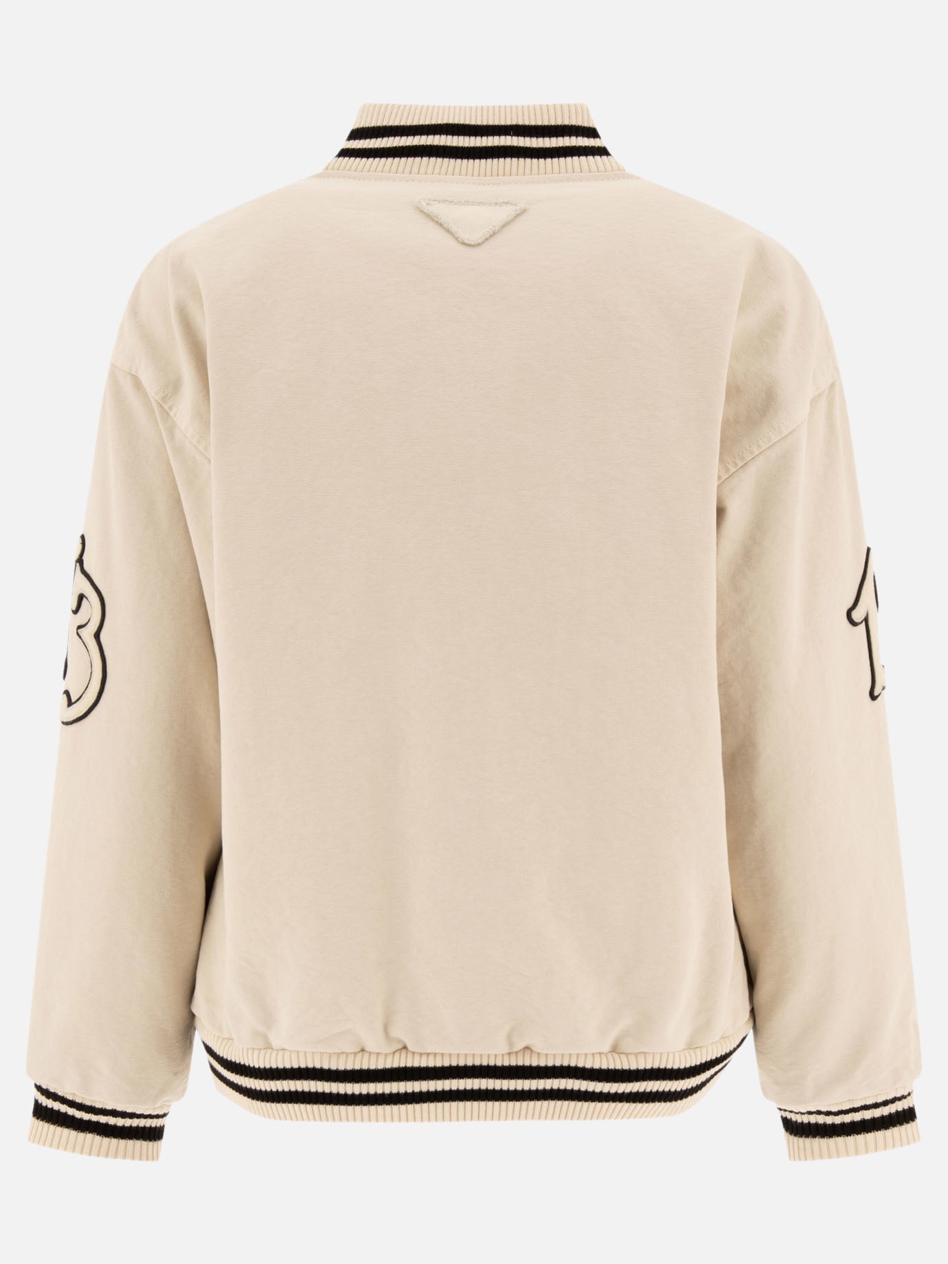Bomber jackets Solid colour  Beige - Prada Women | PDP | VIETTI Online Store | thumbnail_2