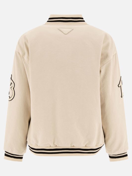 Bomber jackets Solid colour  Beige - Prada Women | PLP | VIETTI Online Store | 2
