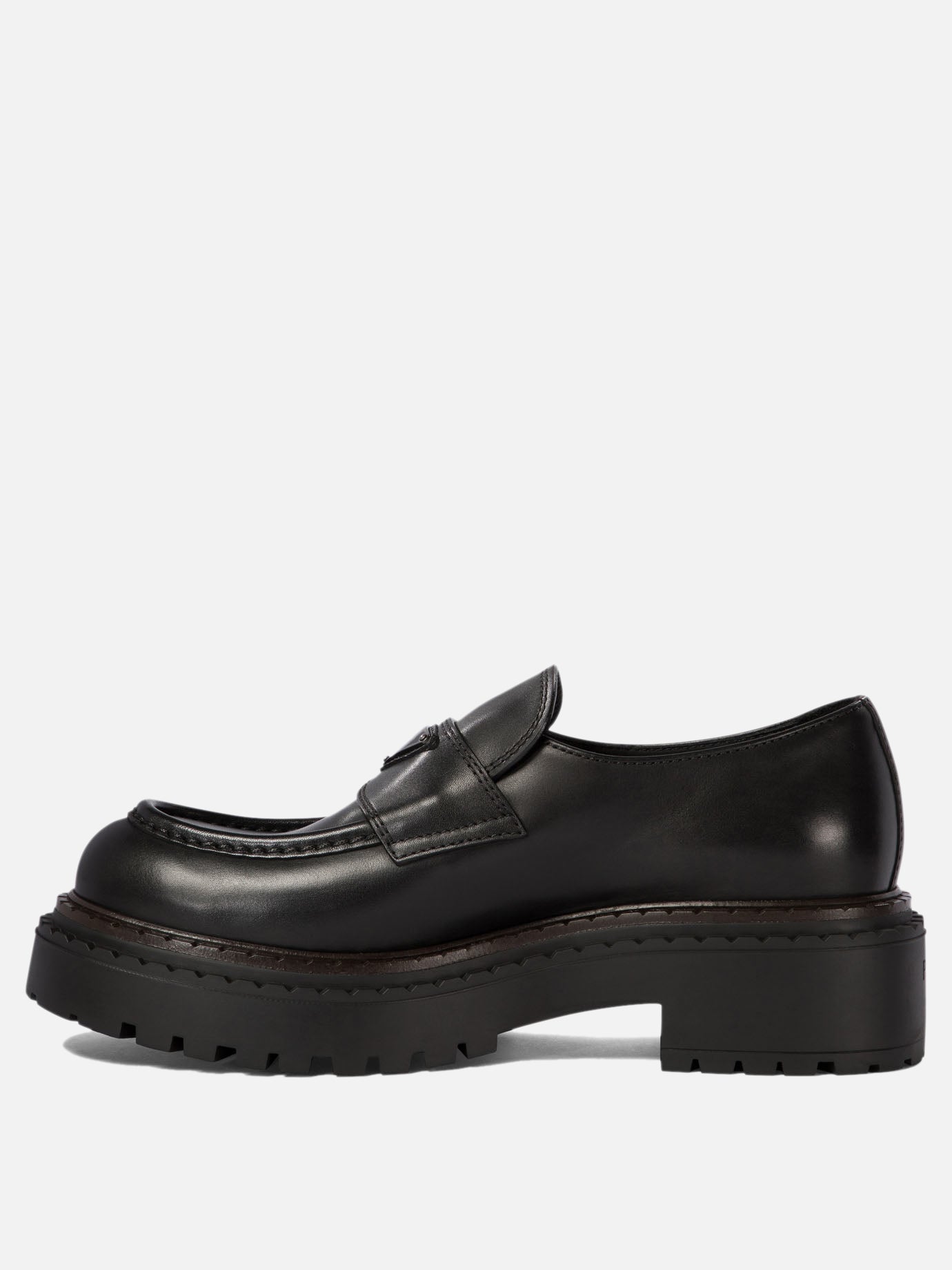 Prada Leather loafers Black