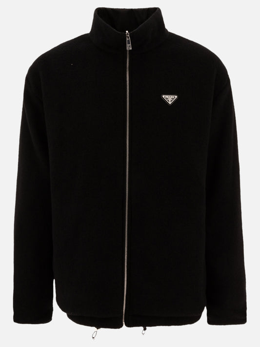 Prada Reversible cashmere jacket Black