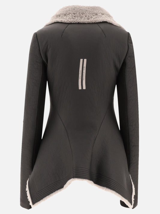 Leather jackets Solid colour  Black - Rick Owens Women | PLP | VIETTI Online Store | 2
