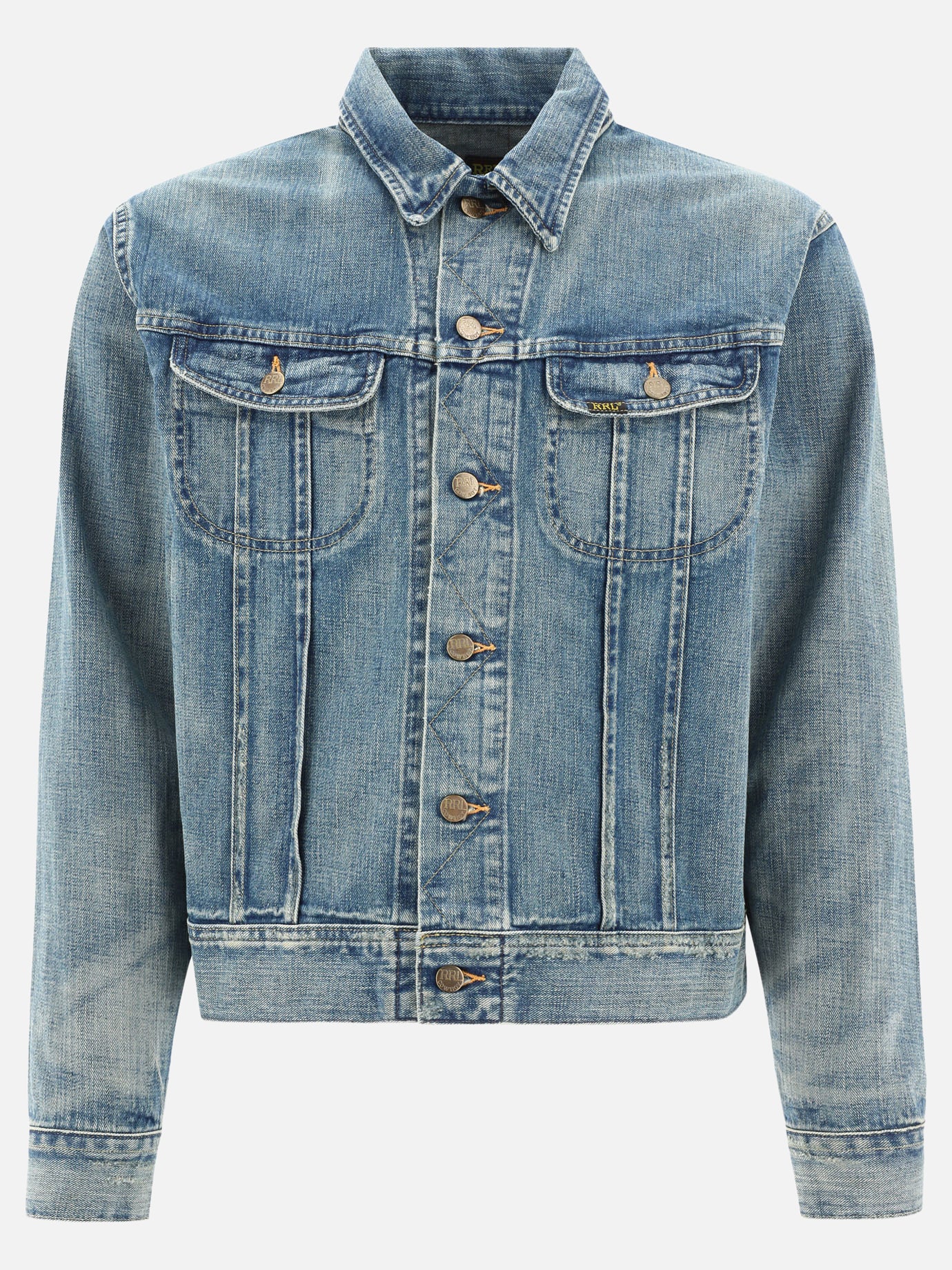Denim jackets Solid colour  Light blue - RRL by Ralph Lauren Men | PDP | VIETTI Online Store | thumbnail