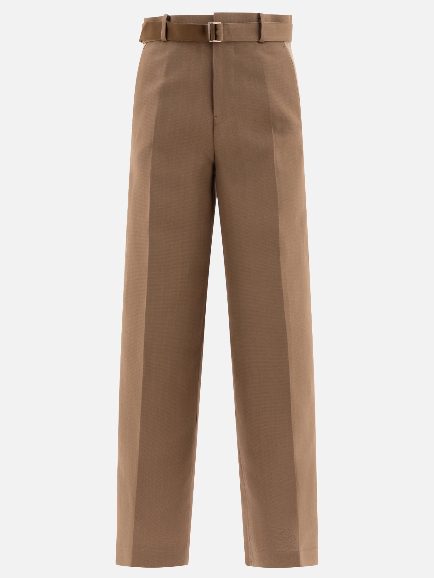 Tailored belted trousers