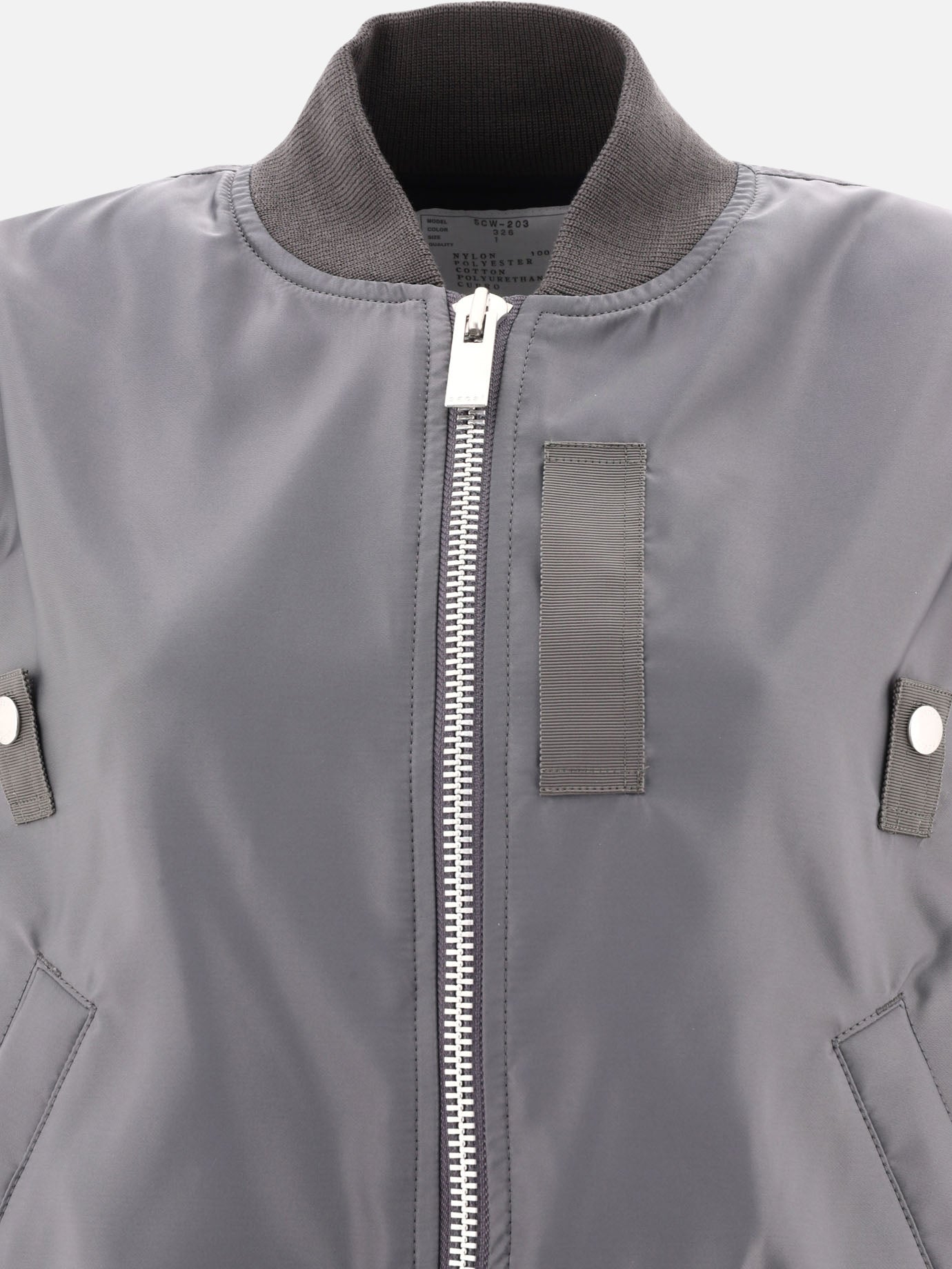 Vest jackets Solid colour  Grey - Sacai Women | PDP | VIETTI Online Store | Zoom-Modal_3
