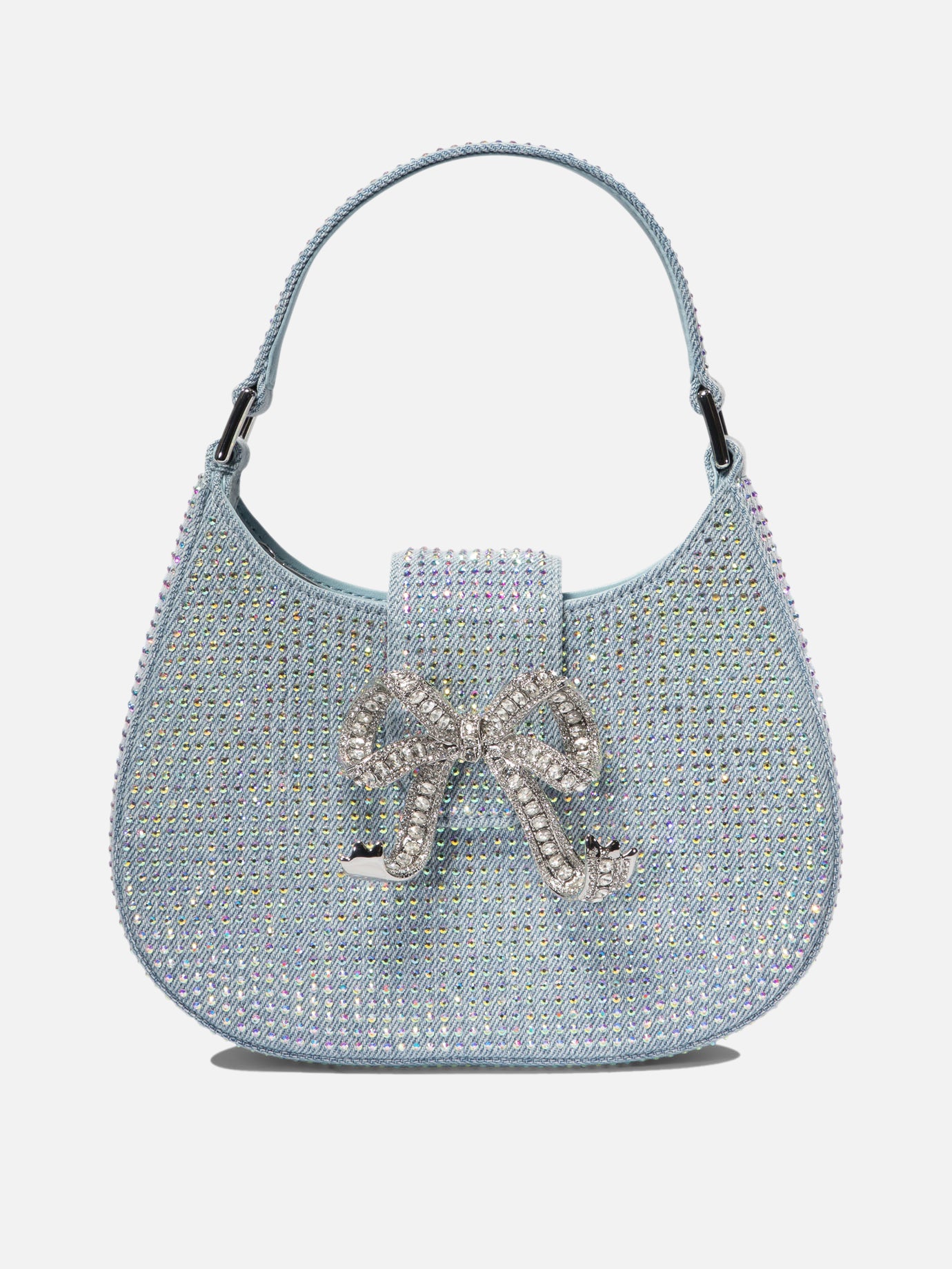 "Crescent" rhinestone bag