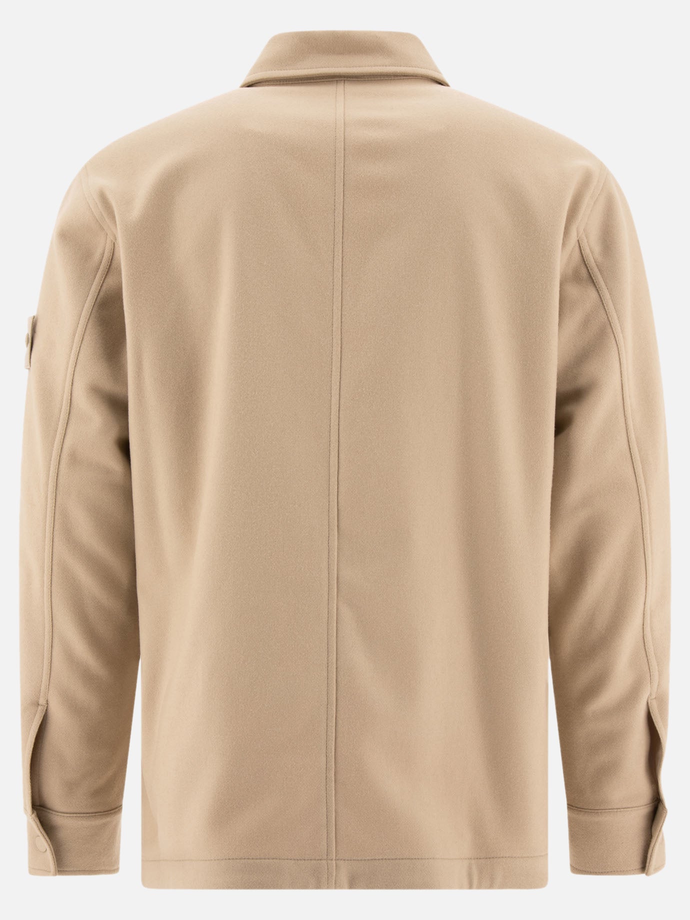 Overshirt jackets Solid colour  Beige - Stone Island Men | PDP | VIETTI Online Store | Zoom-Modal_2
